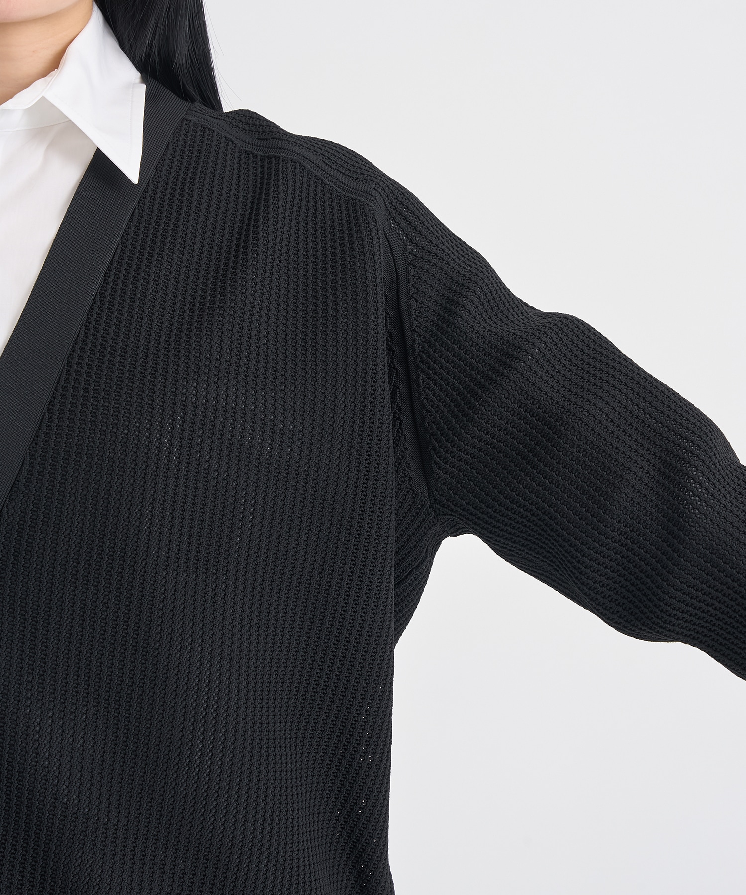 BIG KNIT V CD MESH MADISONBLUE