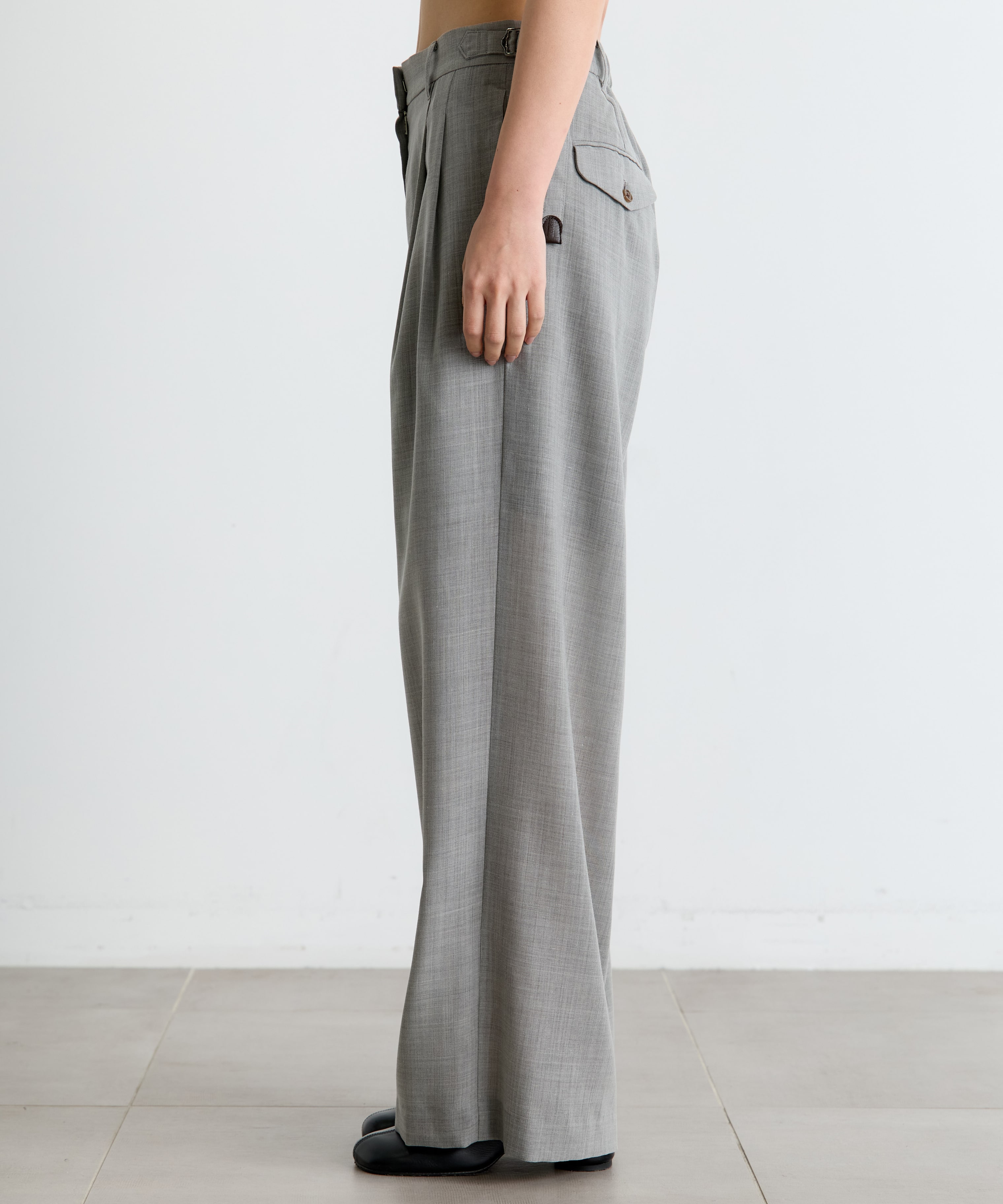 Waist Design Wide Pants THE TOKYO