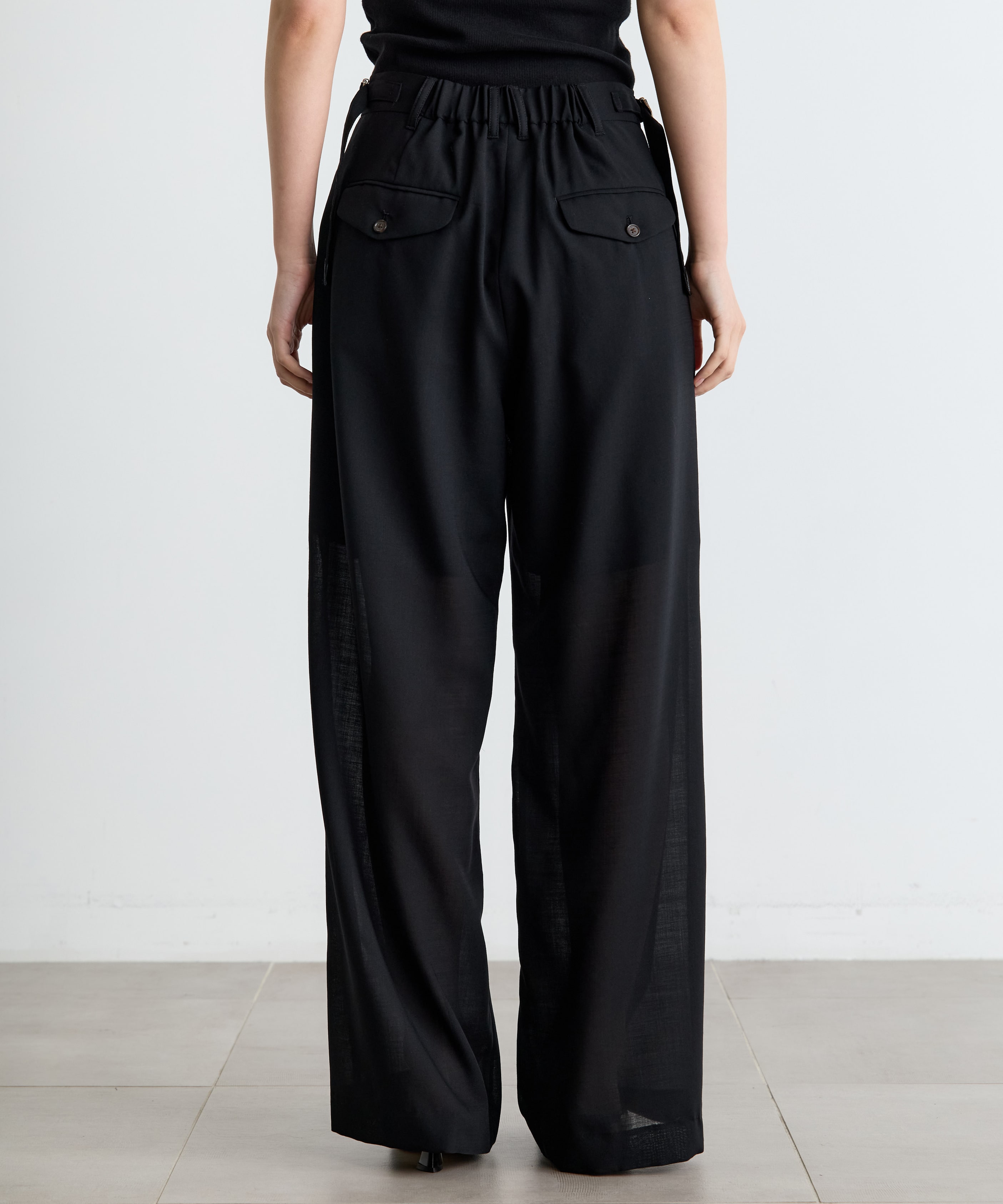 Waist Design Wide Pants THE TOKYO