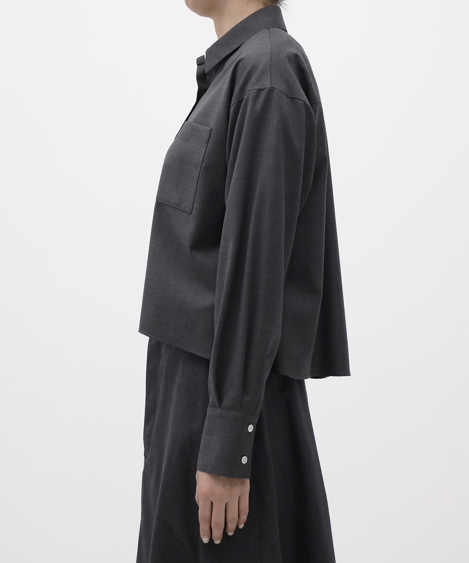 Short A-line L/S Shirt THE TOKYO