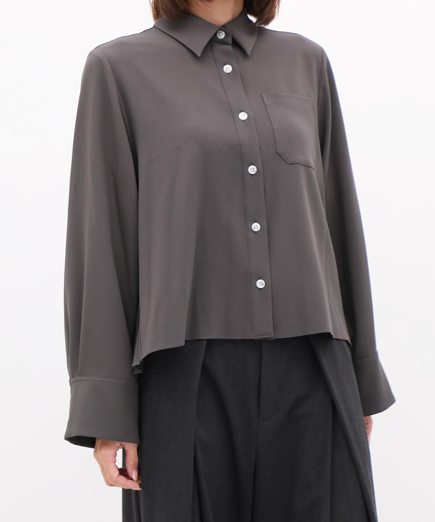 別注 Back Pleats L/S Shirt EZUMi