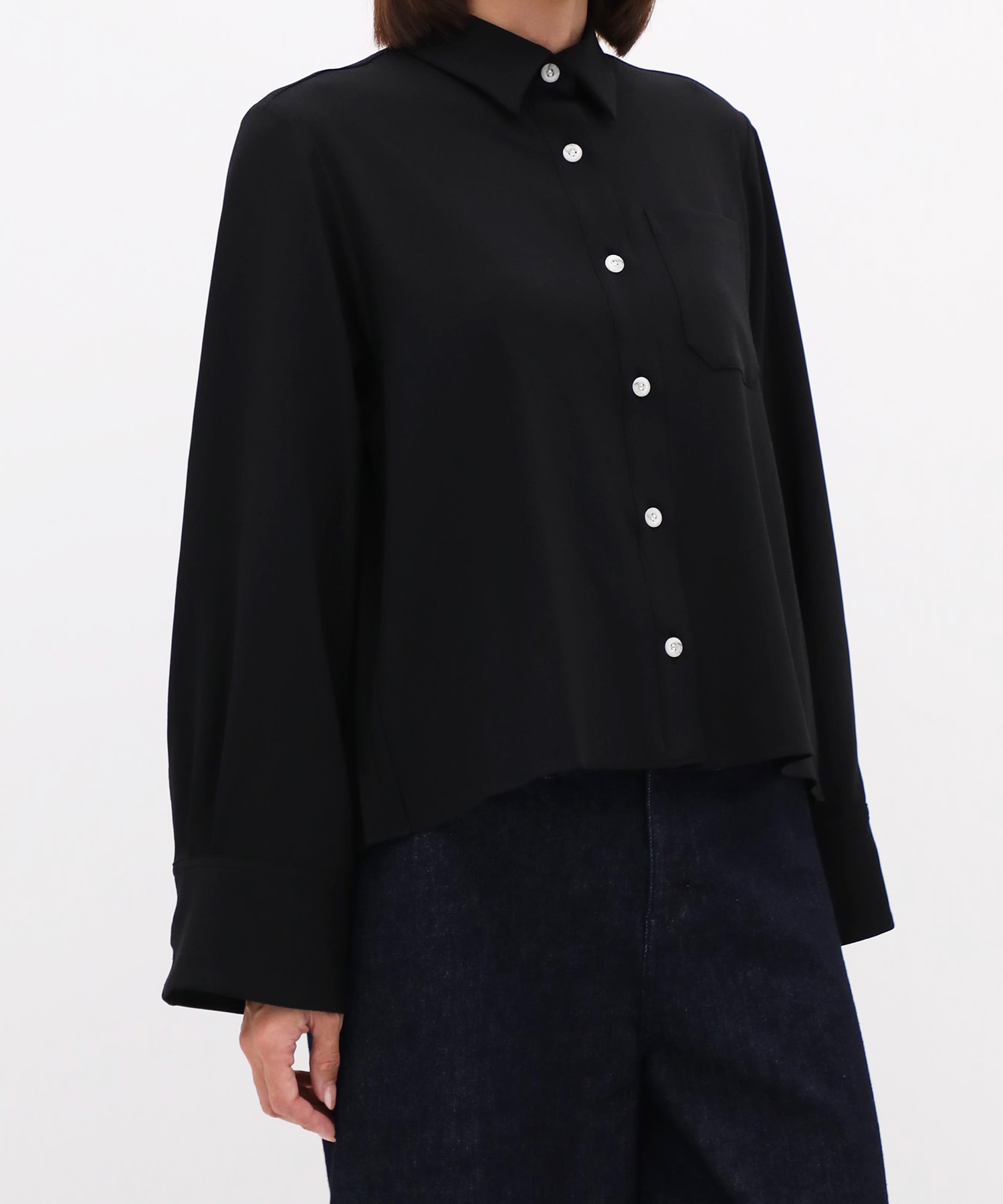 別注 Back Pleats L/S Shirt EZUMi