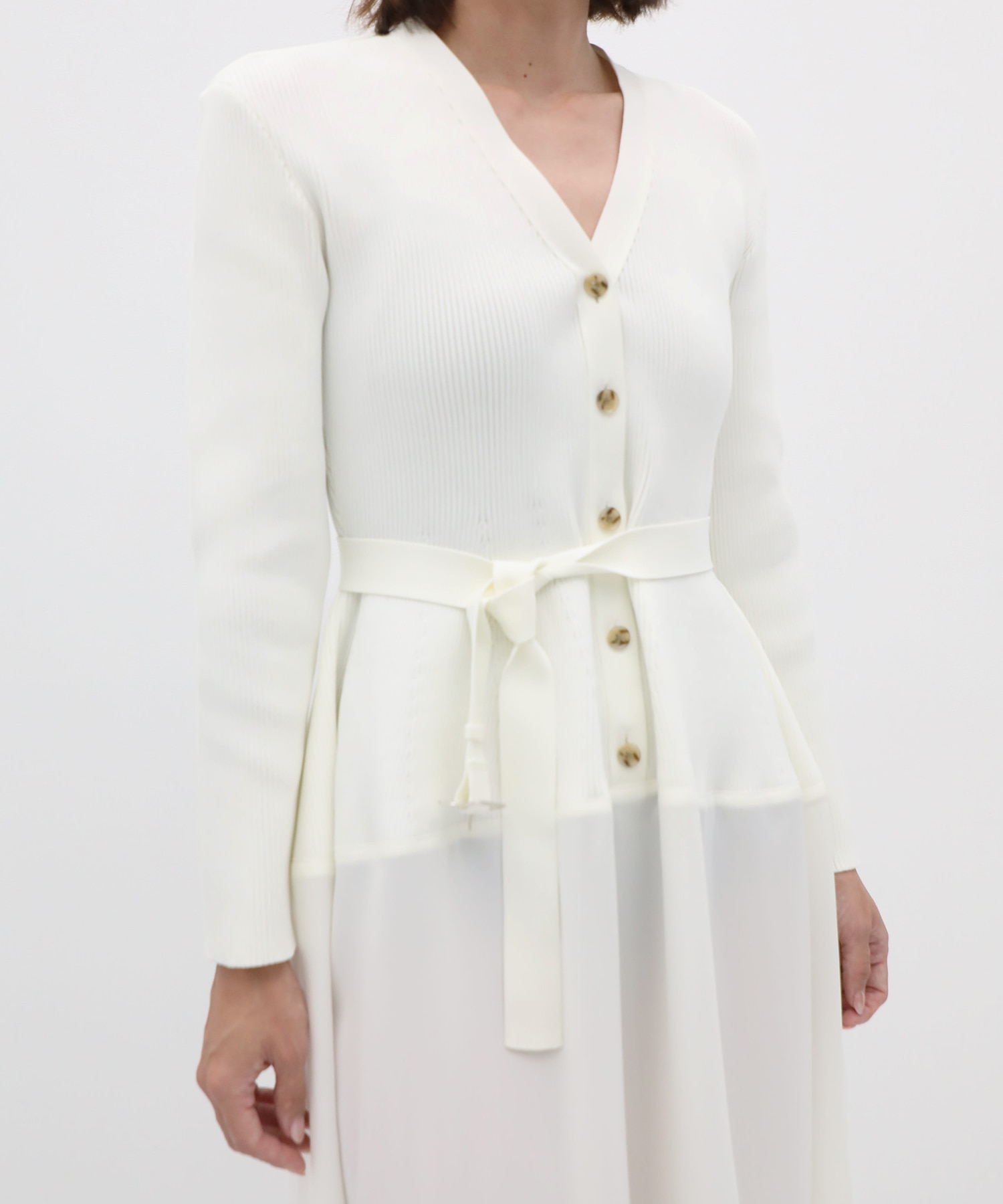 別注 Jessica combi tex knit dress AKIRANAKA
