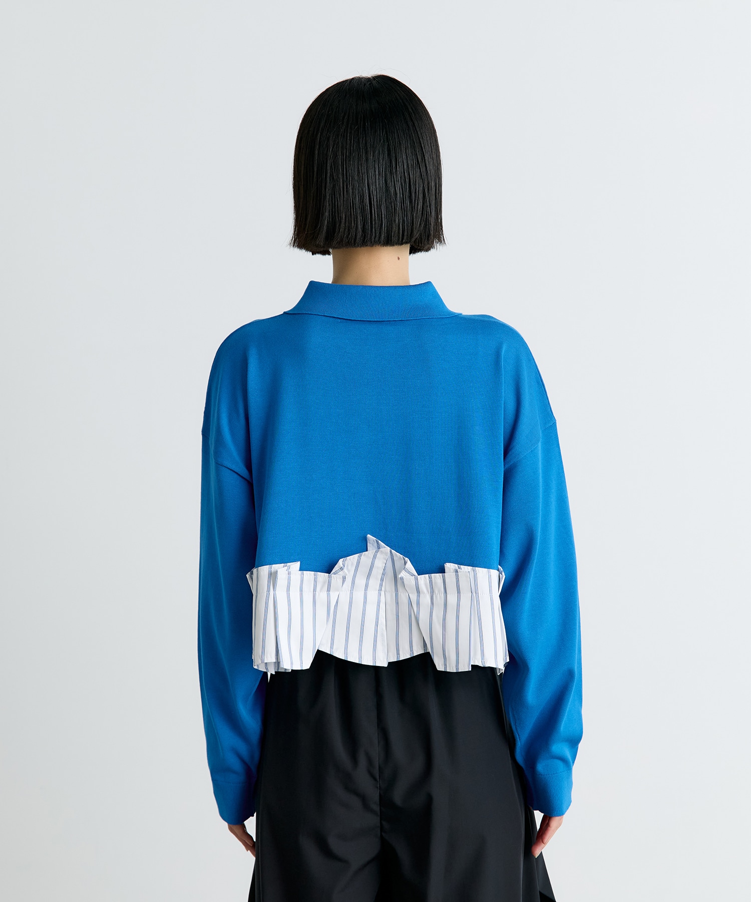 TACK DOCKING-HEM CARDIGAN ENFOLD