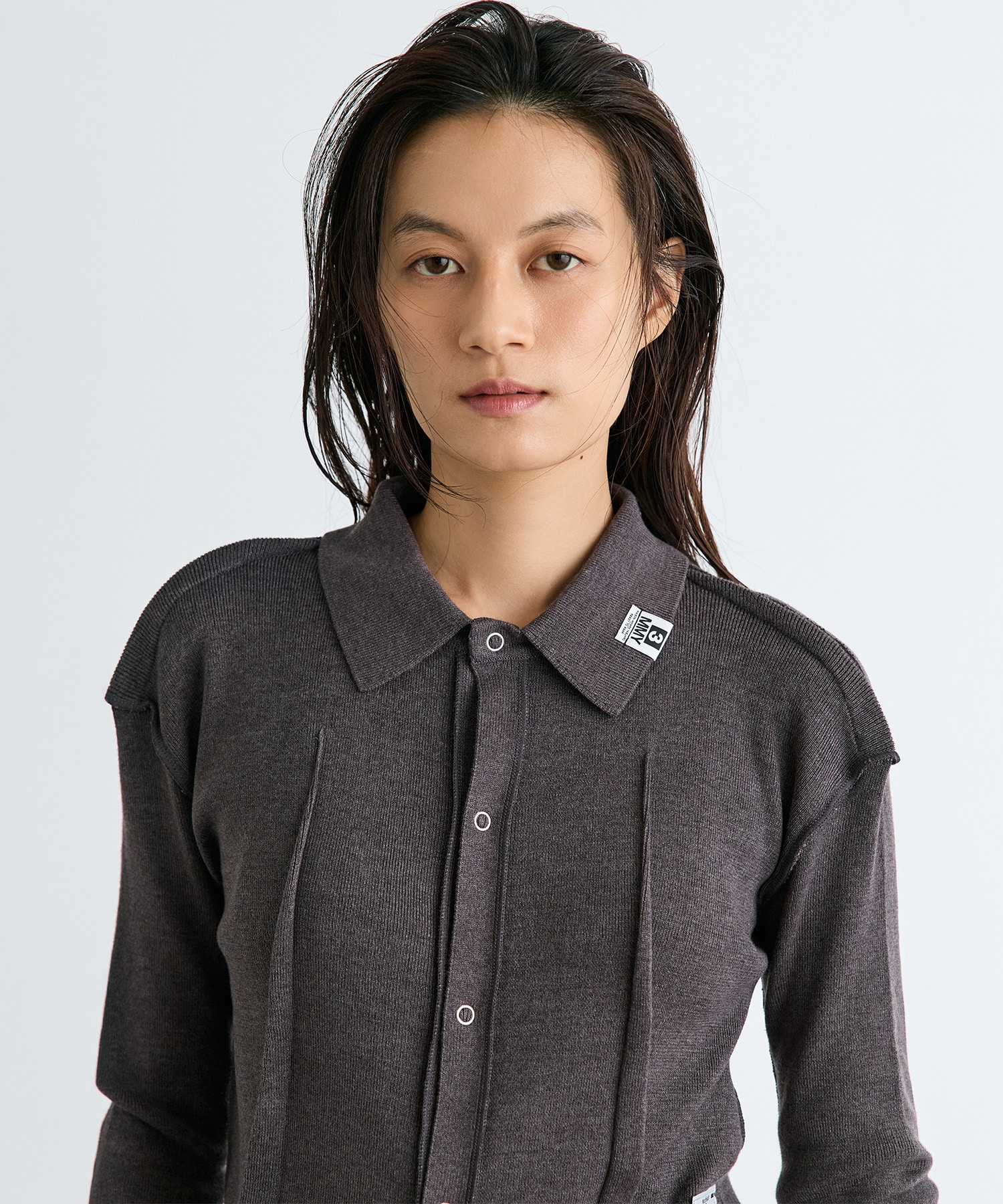 INSIDE OUT KNIT CARDIGAN Maison MIHARA YASUHIRO