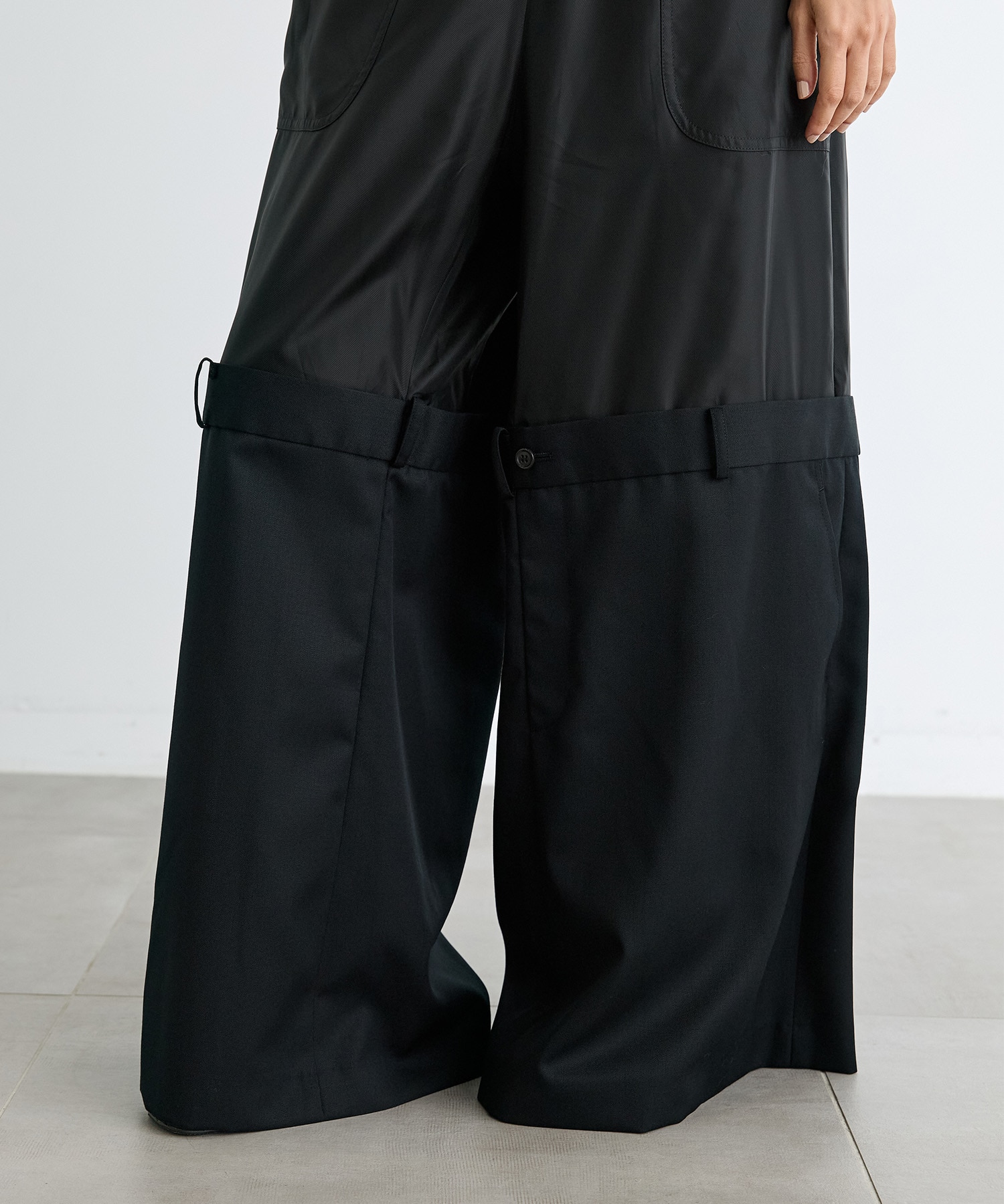 3R-P004-051 Pants noir kei ninomiya