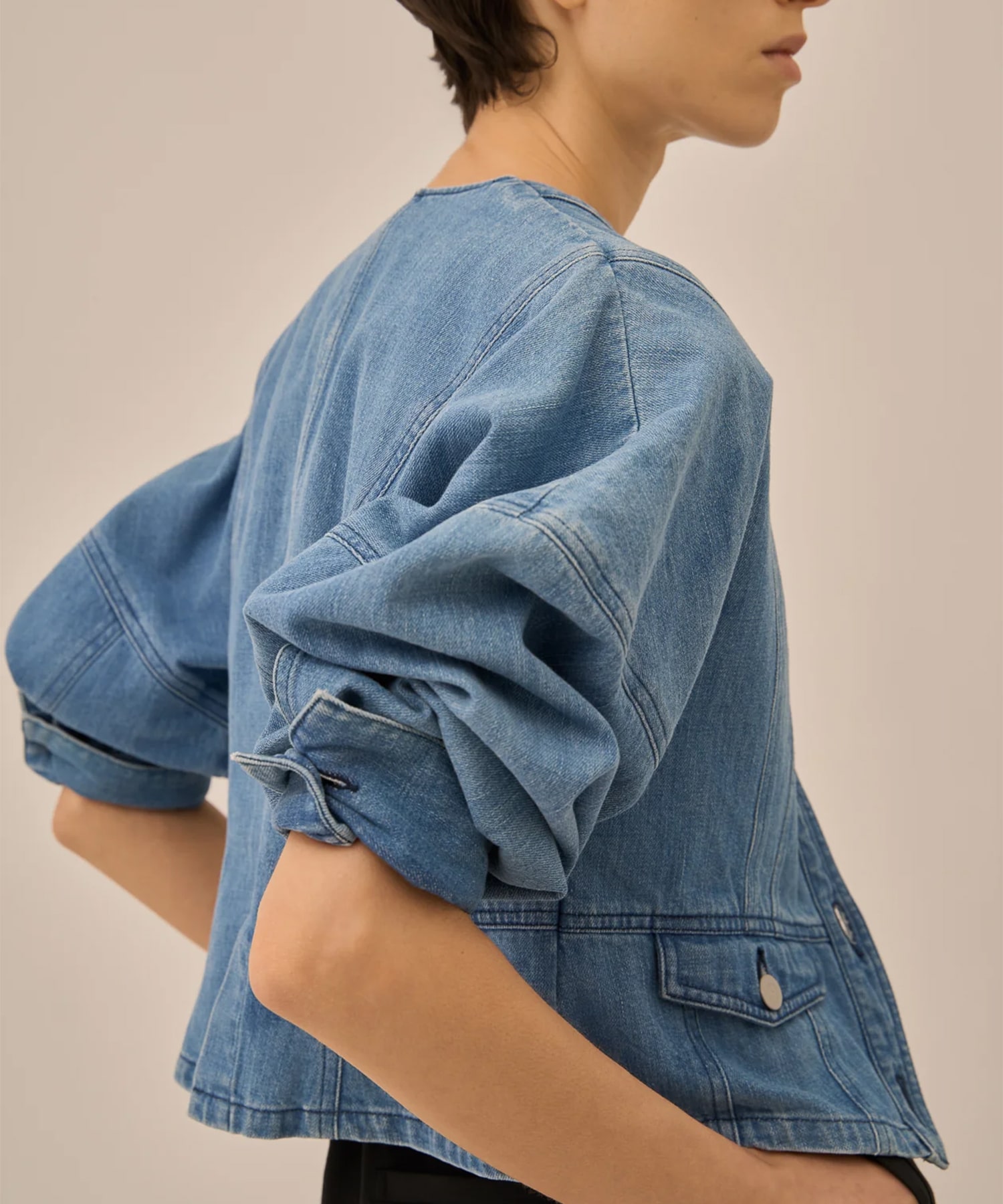 Leona denim jacket AKIRANAKA