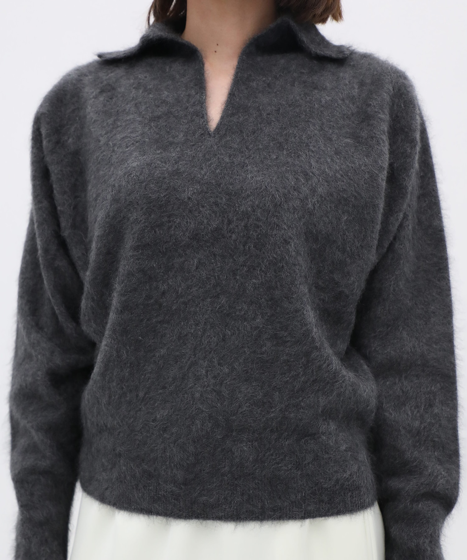 ROYAL CASHMERE FUR SKIPPER POLO ATON