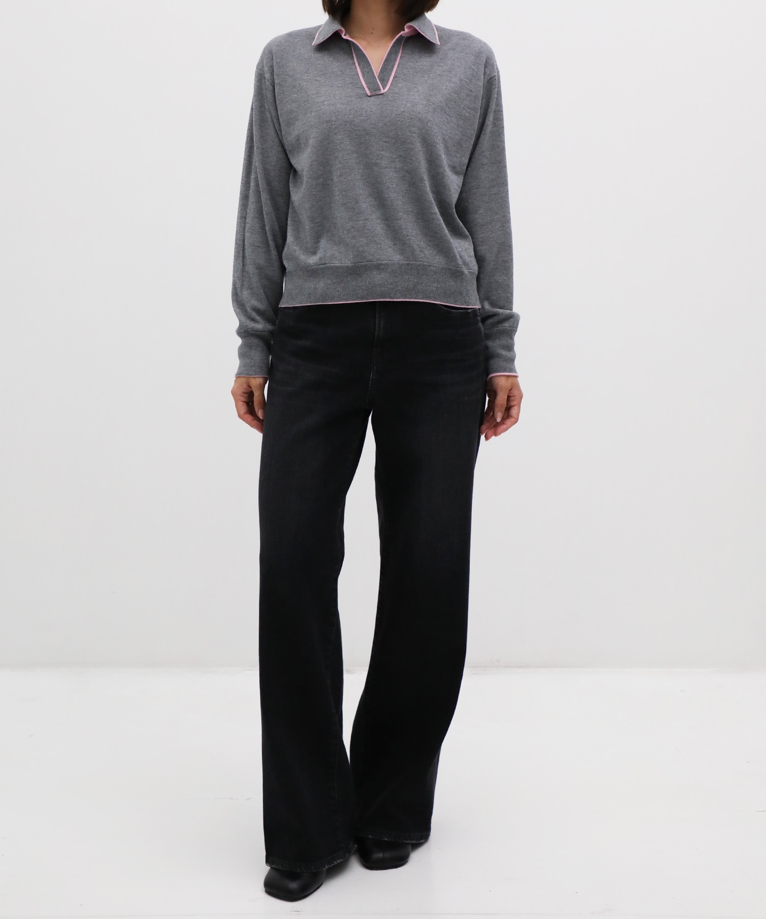 CASHMERE/SILK REVERSIBLE SKIPPER PULLOVER THE TOKYO