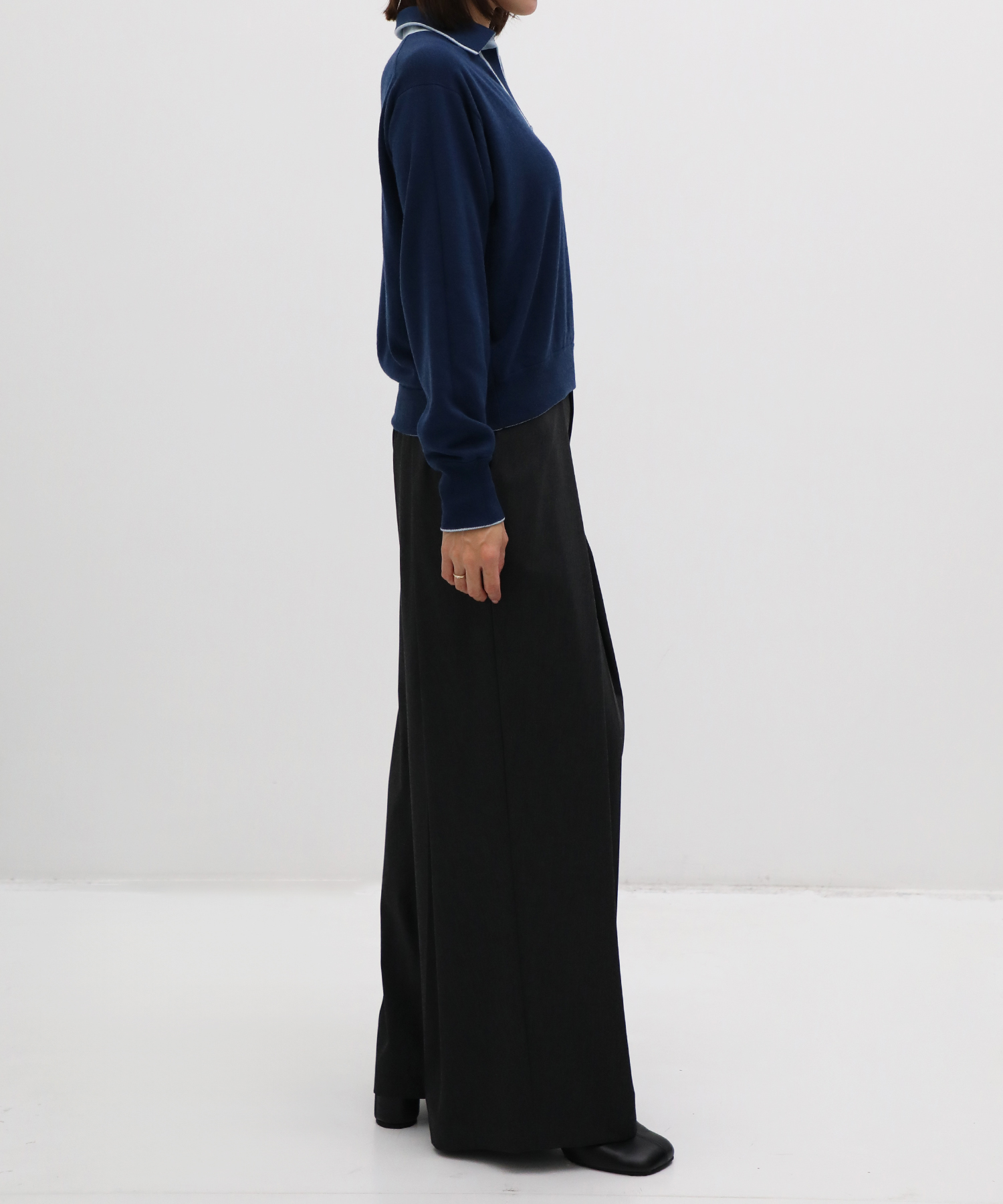 CASHMERE/SILK REVERSIBLE SKIPPER PULLOVER THE TOKYO