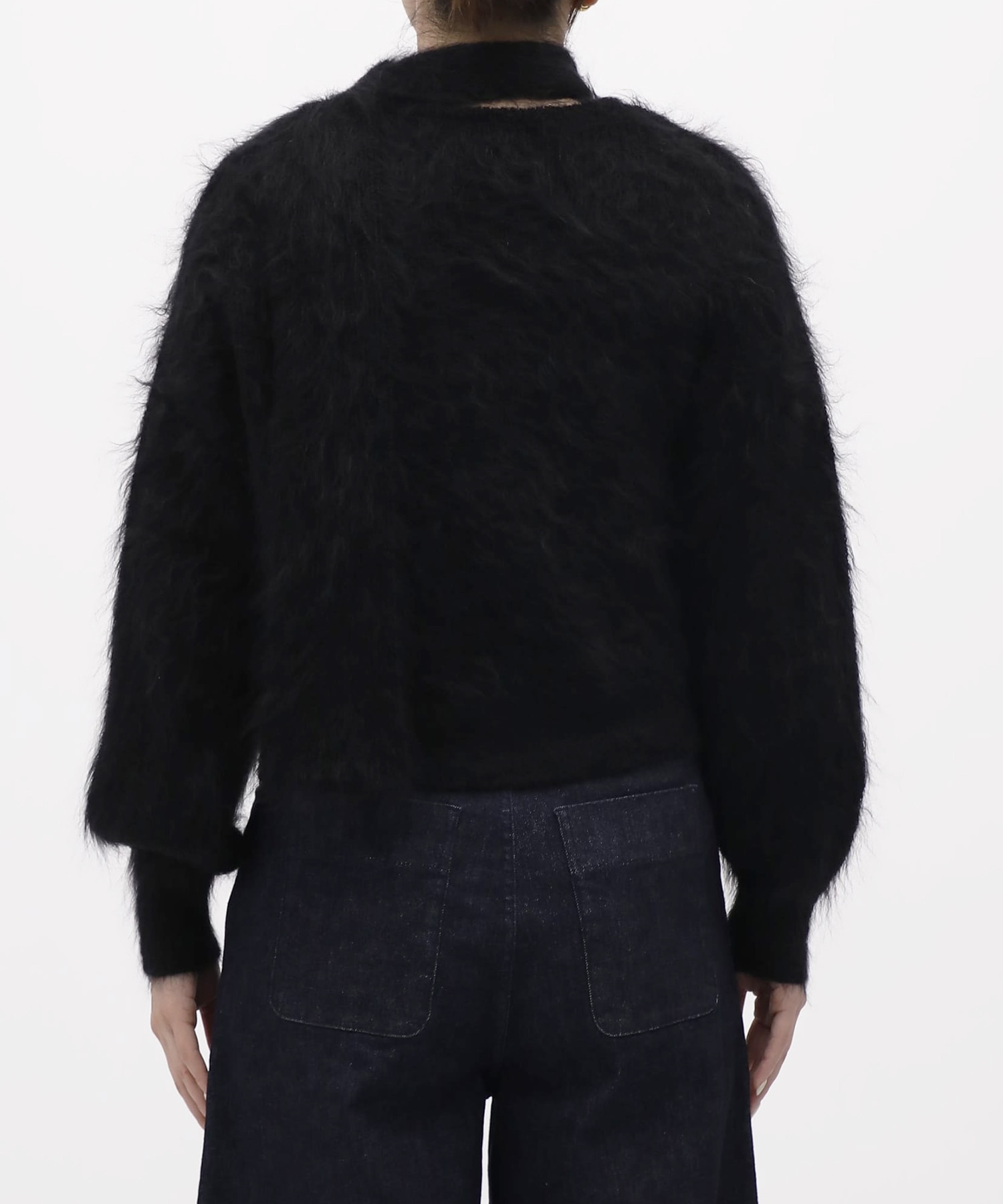 Mohair Knit Cardigan Cropped KEISUKEYOSHIDA