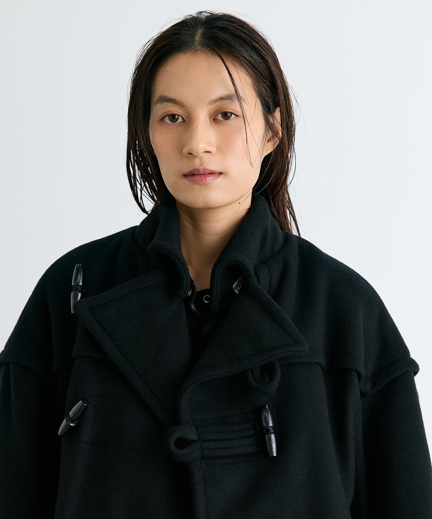 ROLL-UP HEM DUFFLE COAT Maison MIHARA YASUHIRO