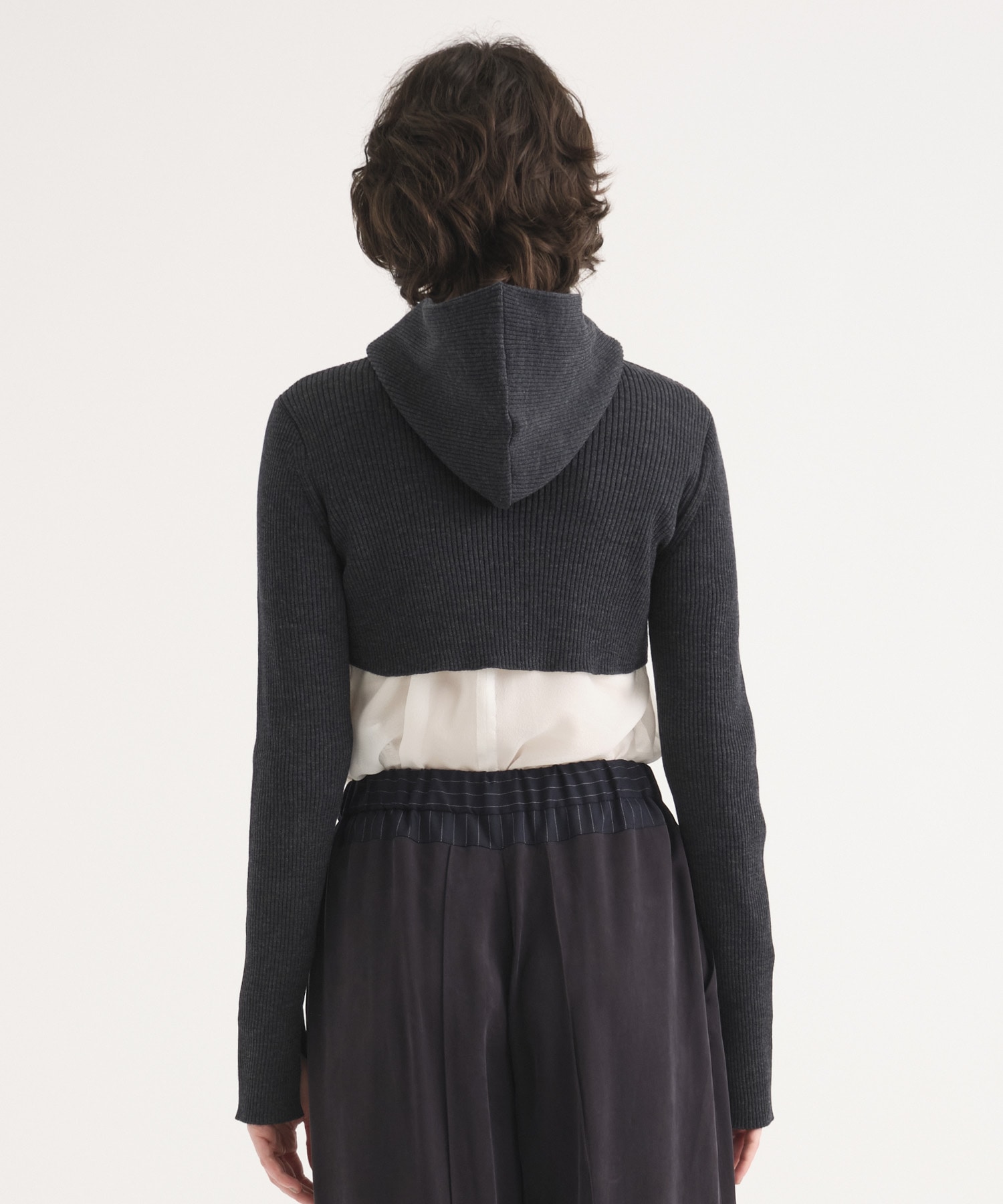 Washable Wool  Hoodie Knit Tops RITAN