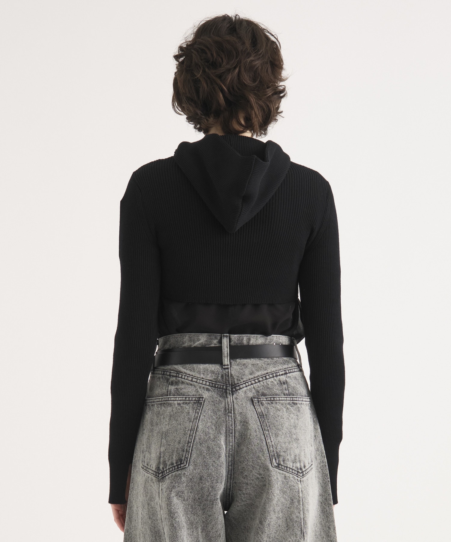 Washable Wool  Hoodie Knit Tops RITAN