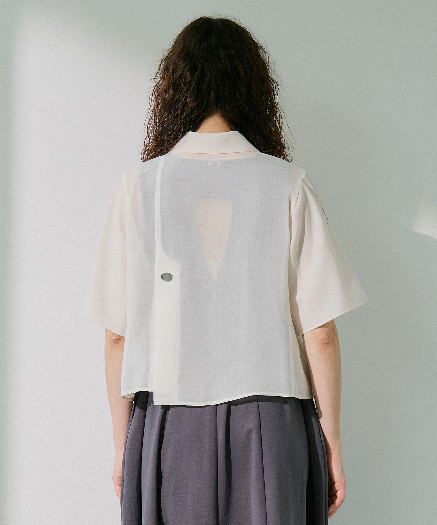 Open Collar Combi Shirts RITAN