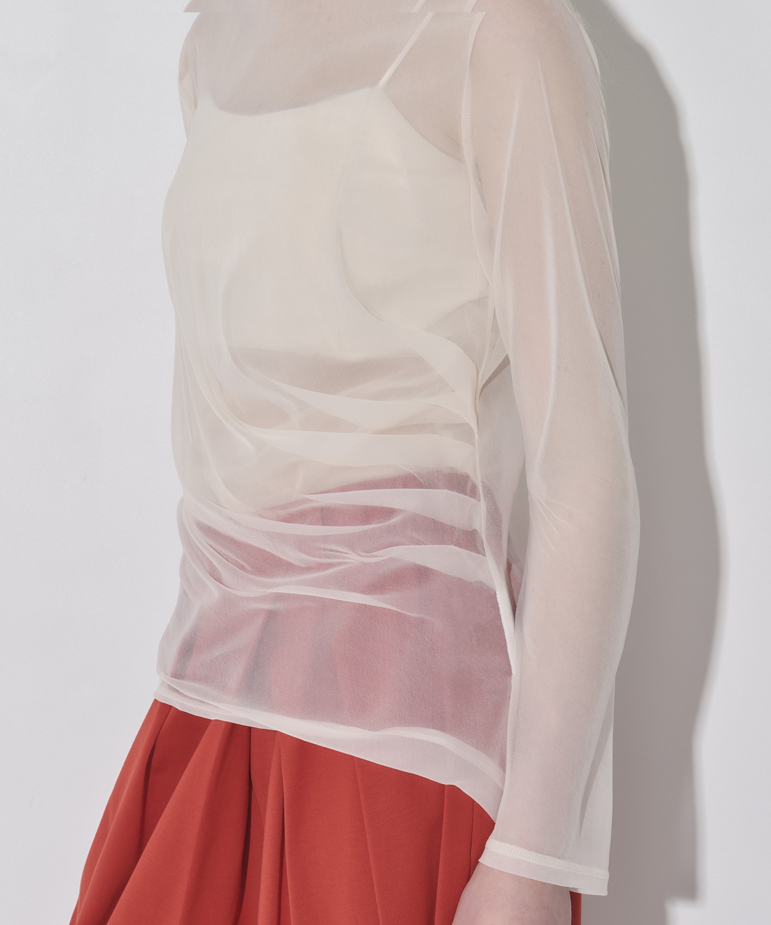 Tack Layered SheerT-Shirt RITAN