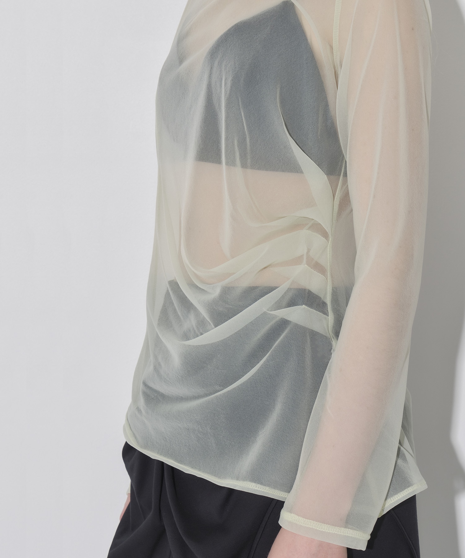 Tack Layered SheerT-Shirt RITAN