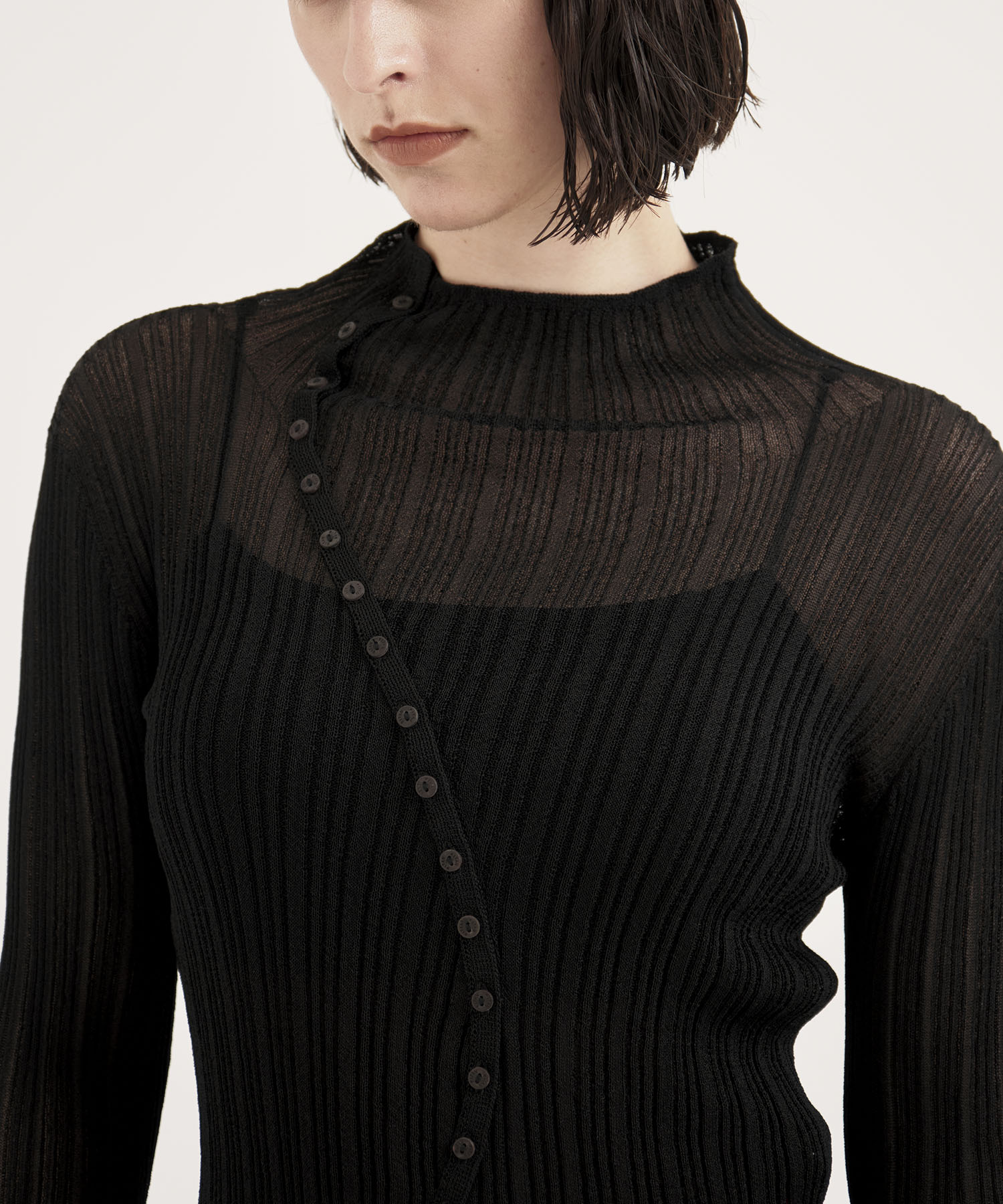 Sheer Rib Knit RITAN