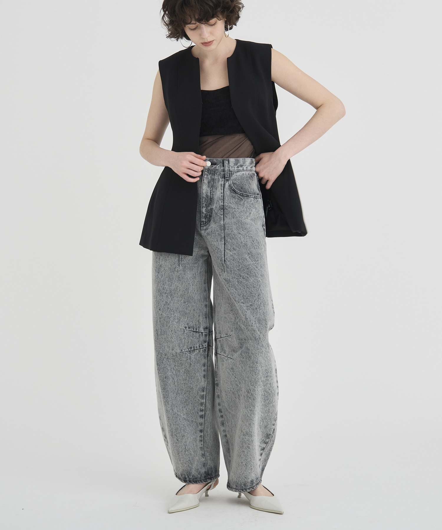 Curve Denim Pants RITAN