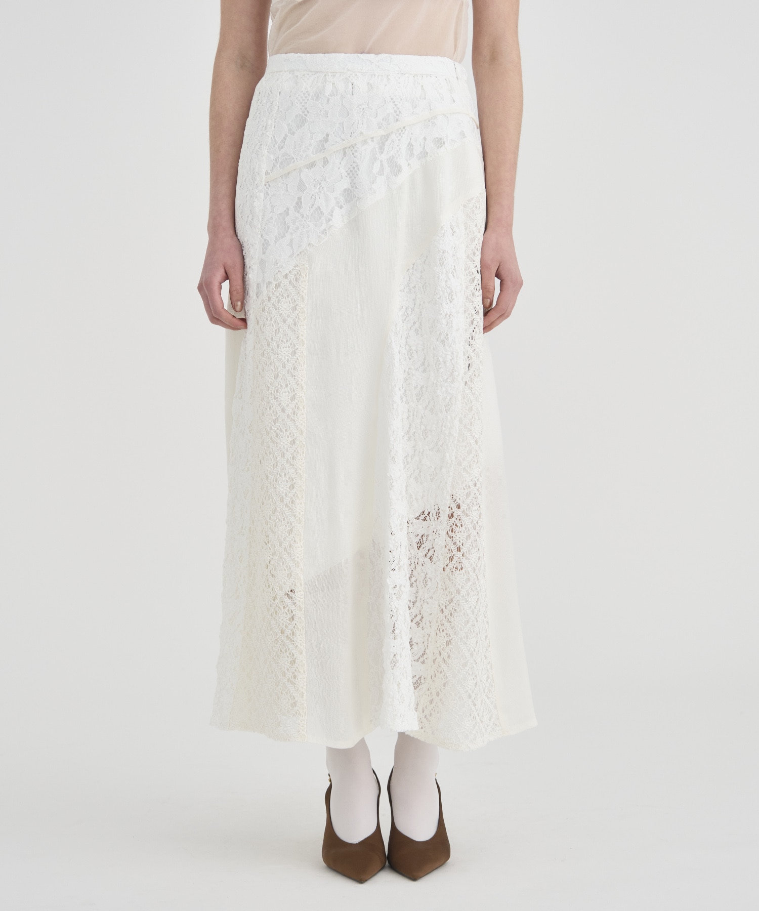 Slant Asym Lace Skirt RITAN