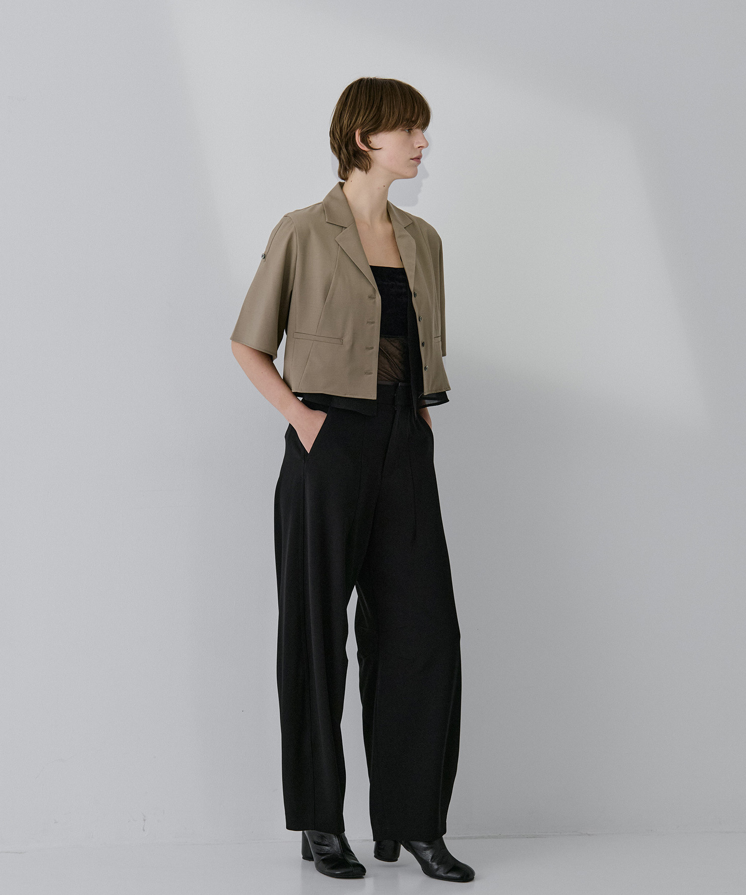 Open Collar Short  Shirts RITAN