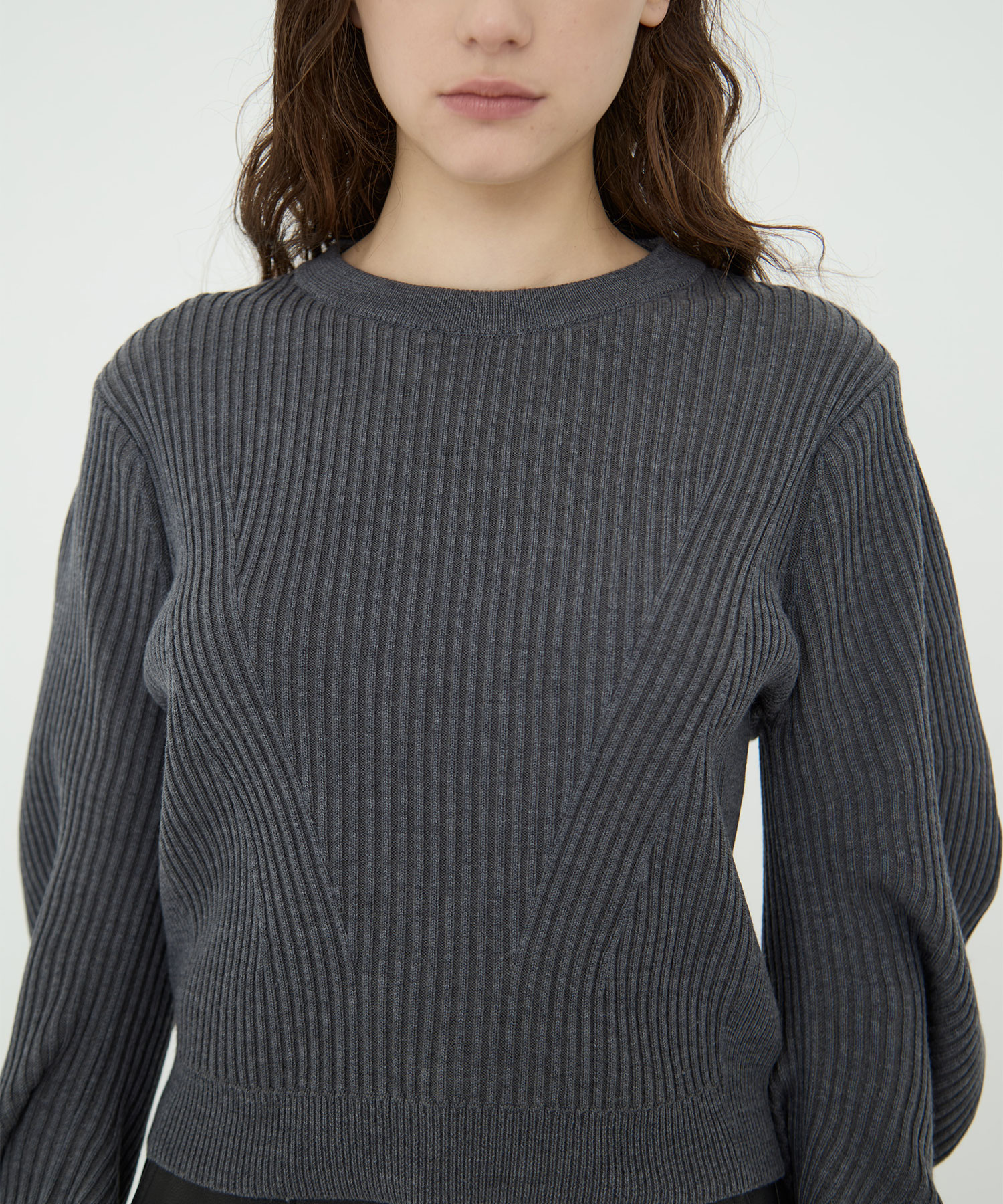 Arch Sleeve Knit Tops RITAN