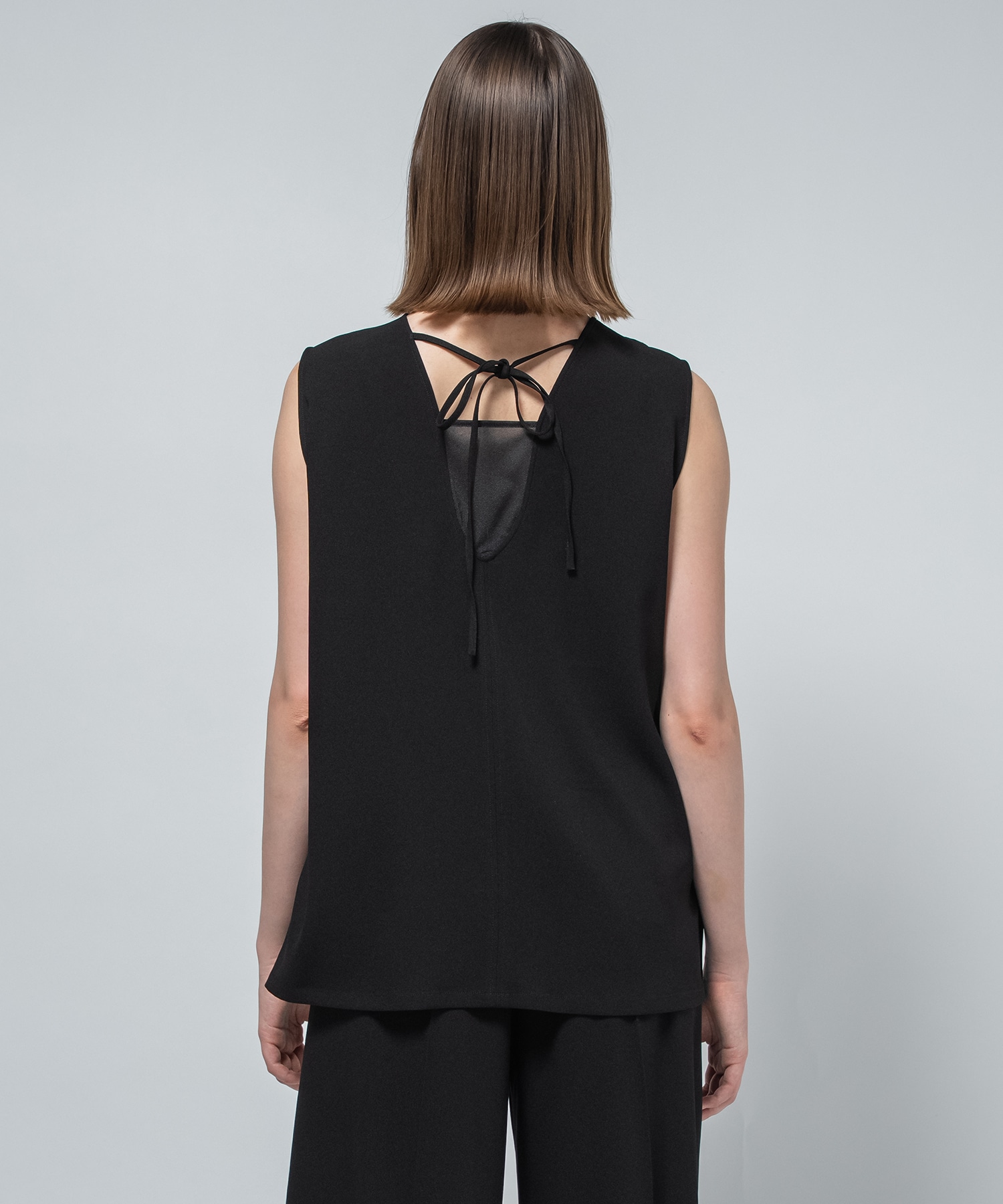 Back Satin Georgette Tops CITY TOKYO