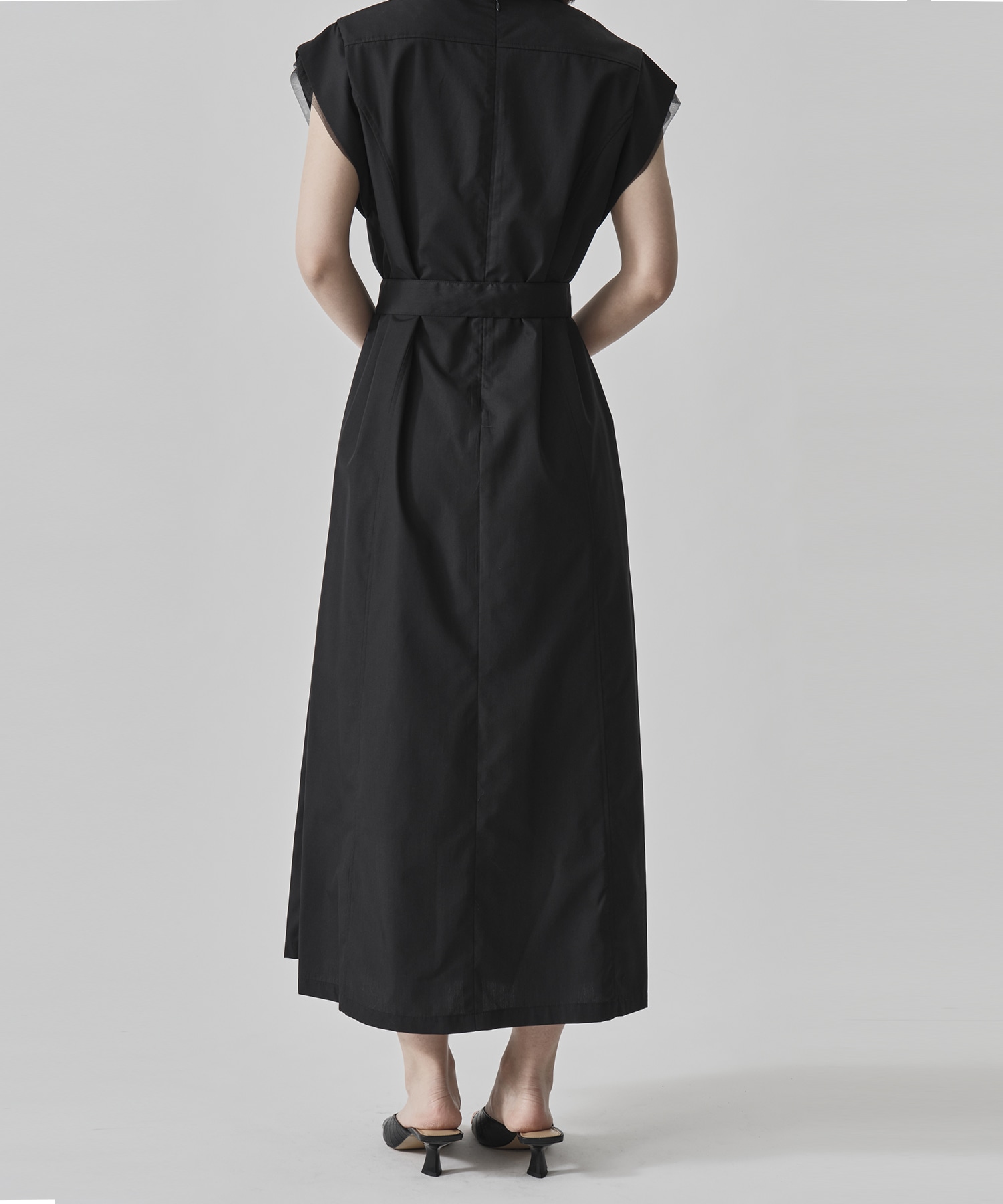 Chambray Belted Dress CITY TOKYO