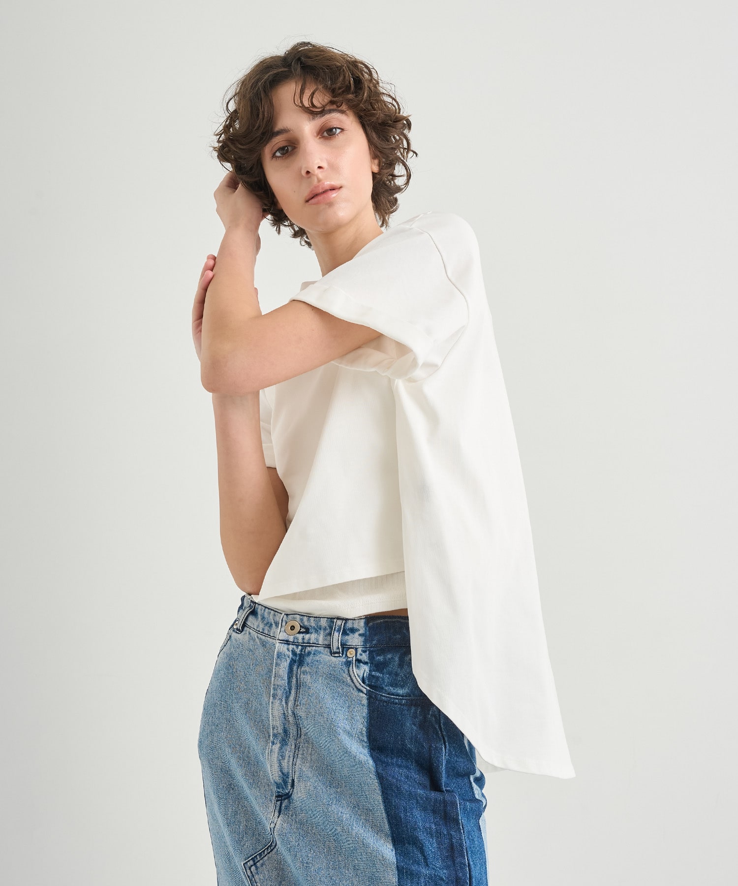 High Low Design Tops CITY TOKYO