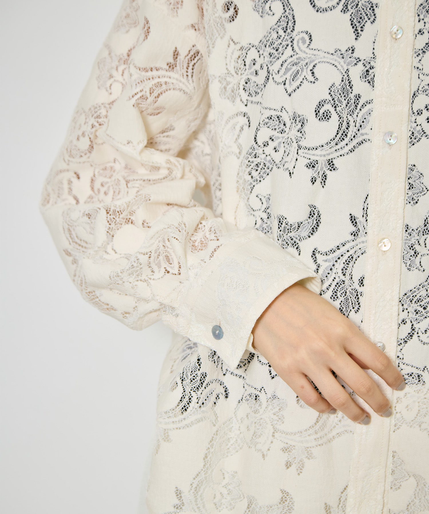Cotton Lace Over Shirt CITY TOKYO