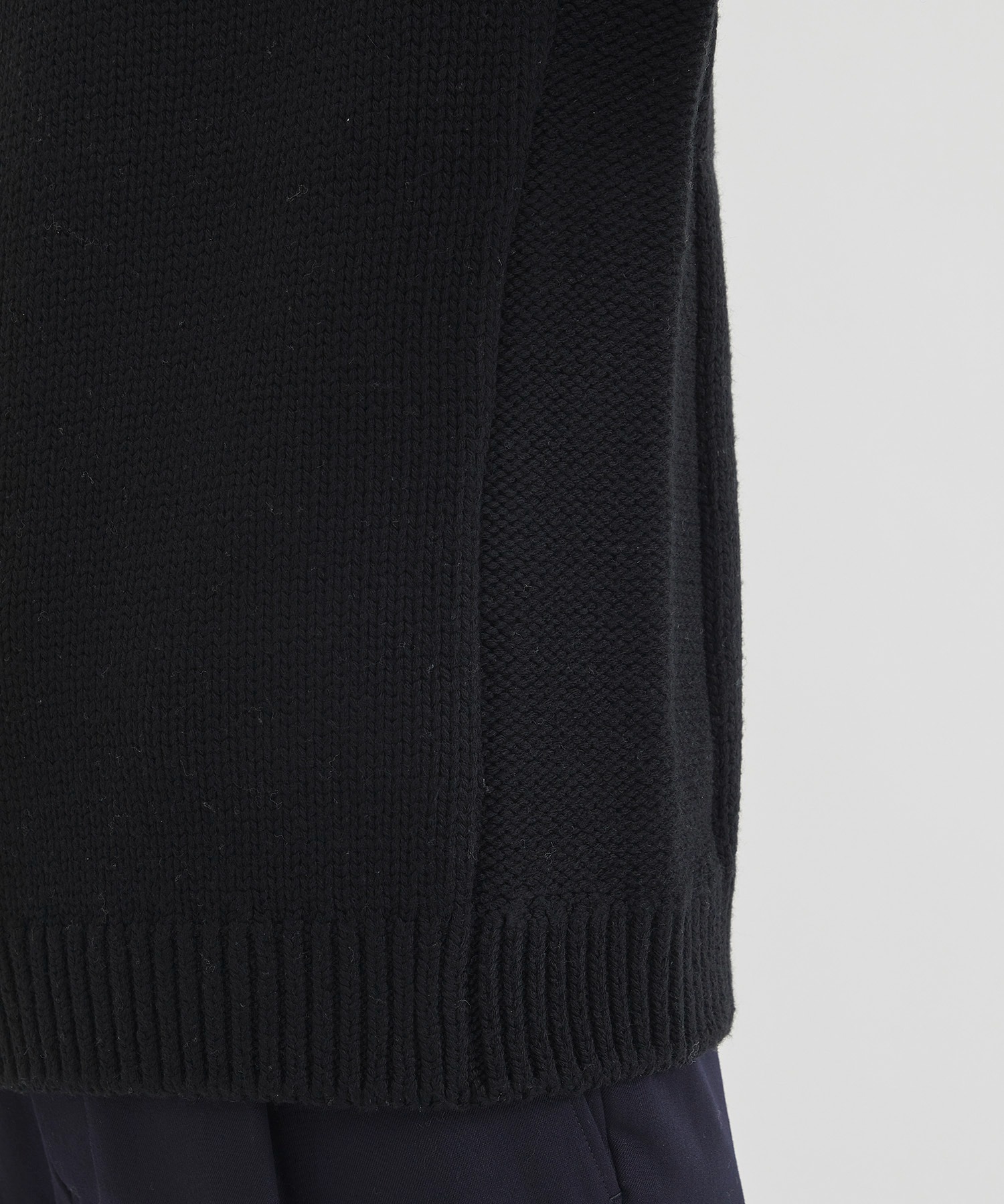 Wool Middle Gauge C/N Knit PO THE PERMANENT EYE
