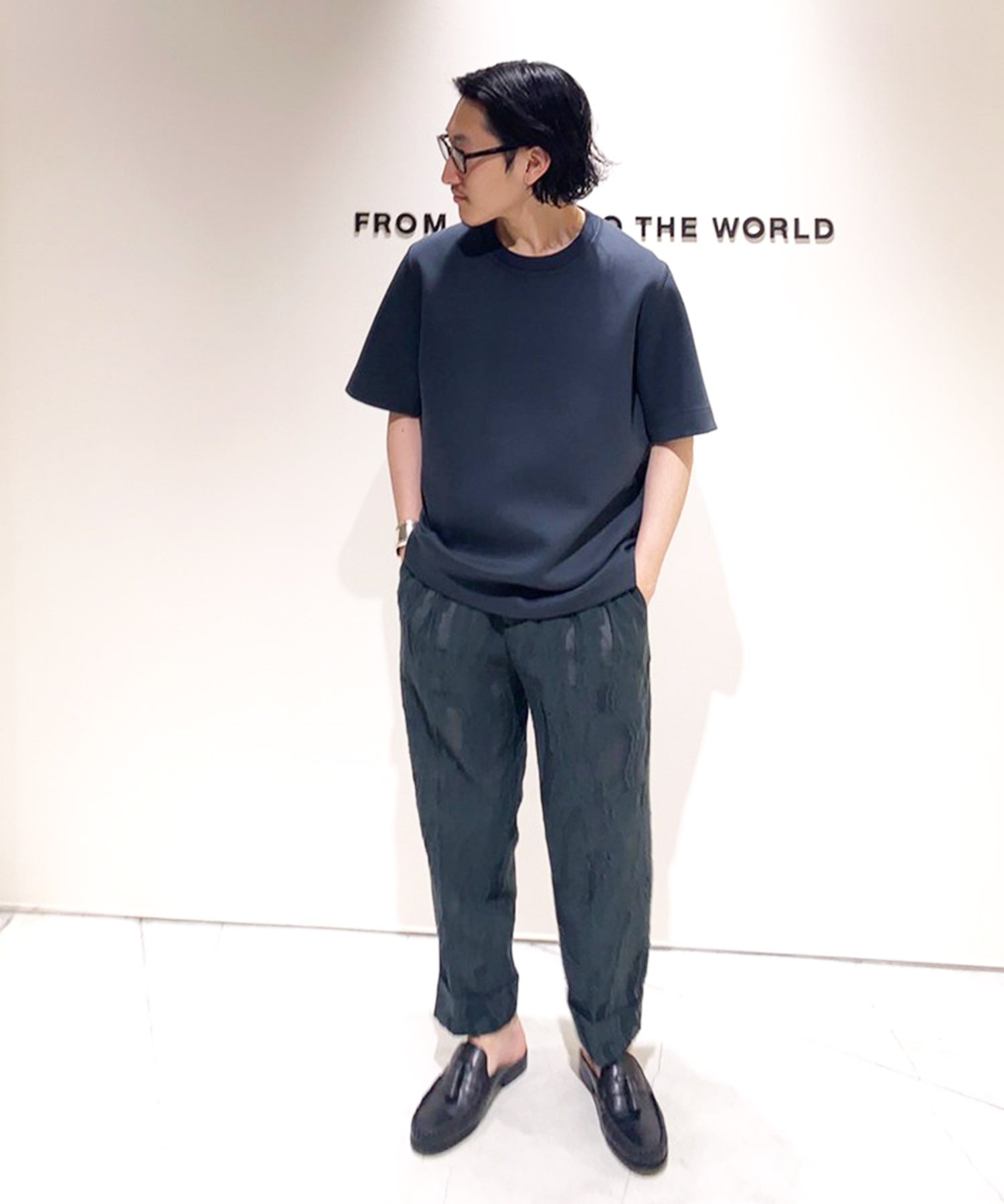 非常に高い品質 IRENISA/イレニサ/TWO TUCKS TAPERED PANTS スラックス