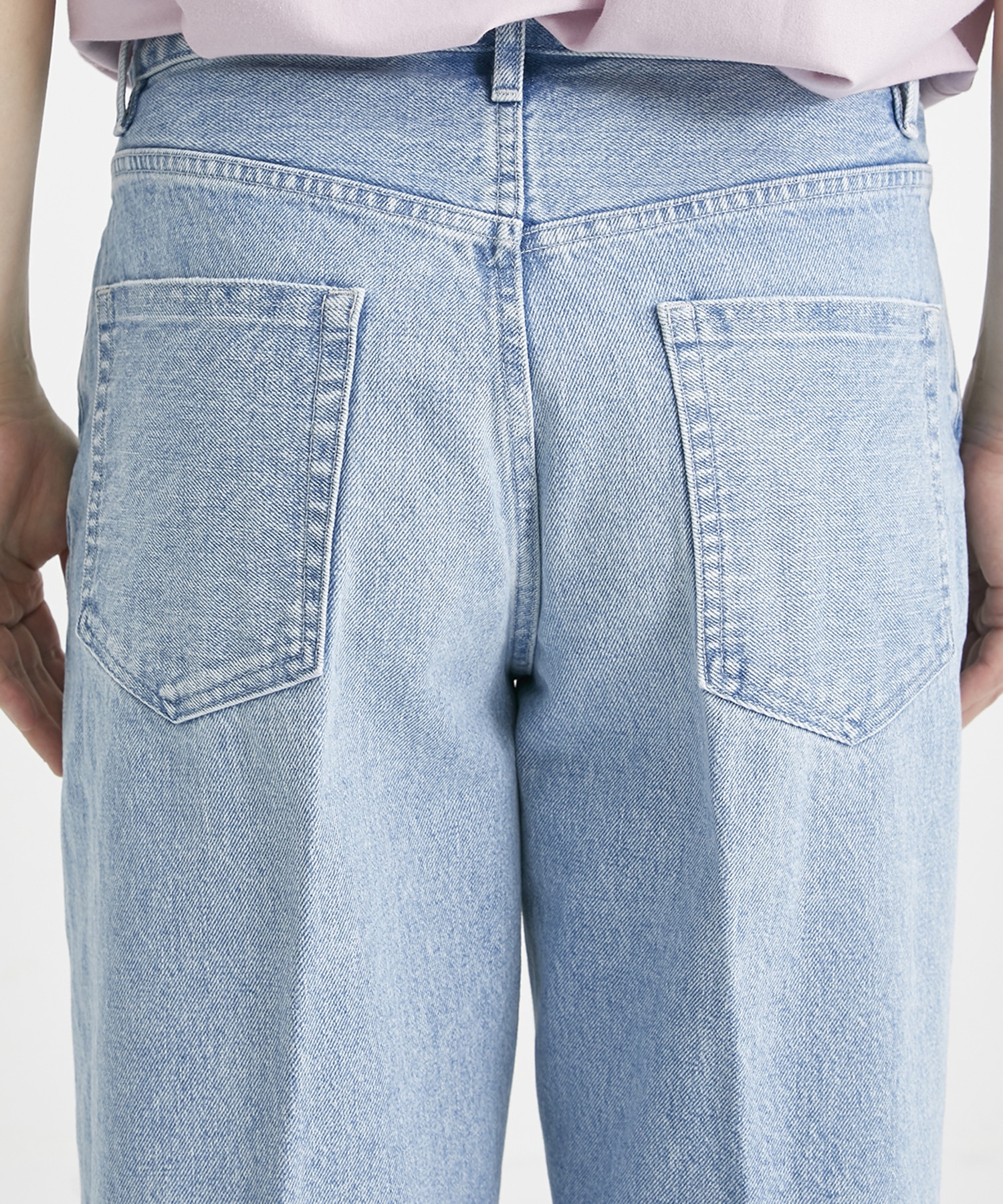 EX.THE JEAN TROUSERS BLEACH BLUE(W28 SAX BLUE): TANAKA: MEN｜THE