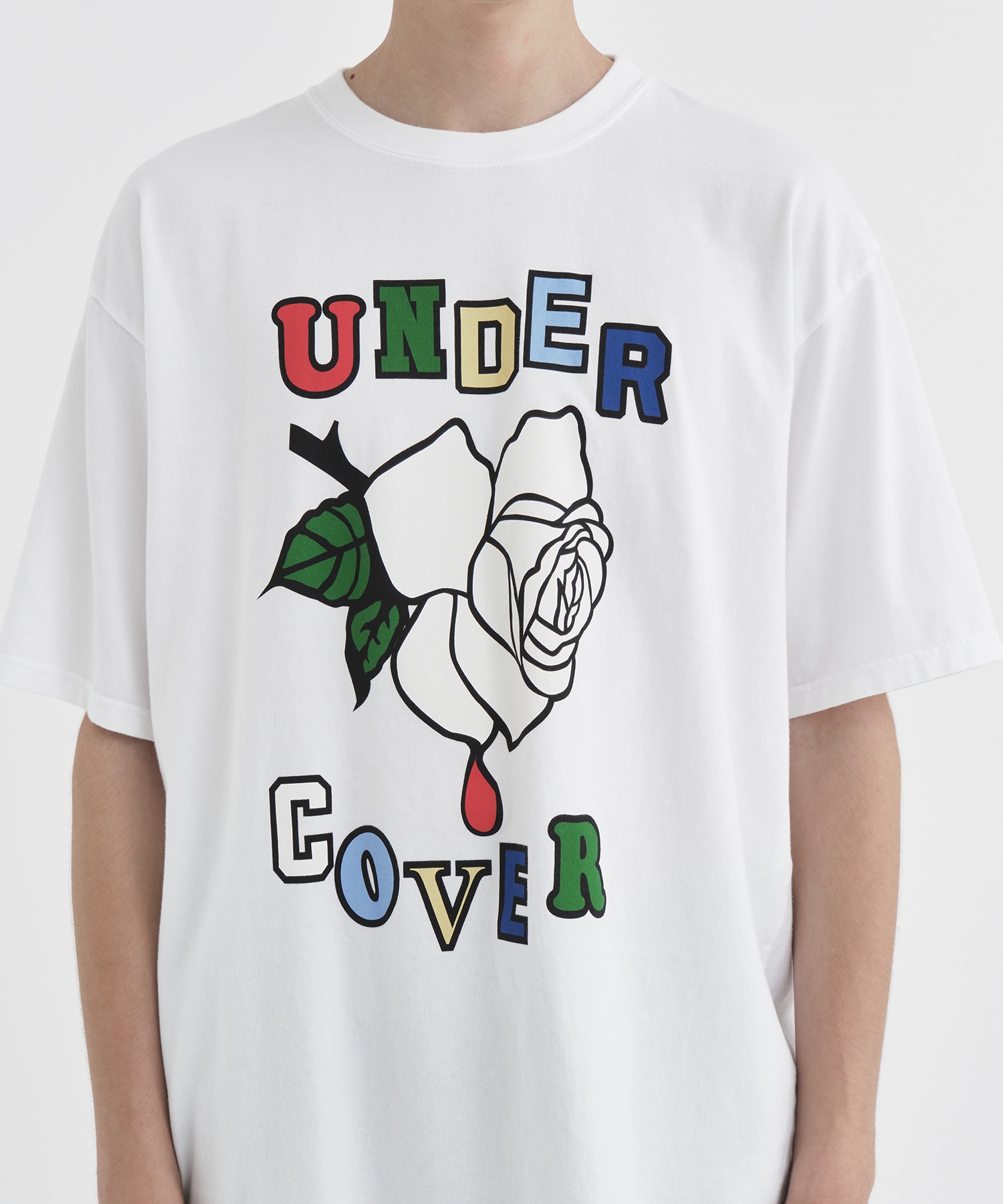 UC2C3807 S/S TEE ROSE UNDERCOVER UNDERCOVER