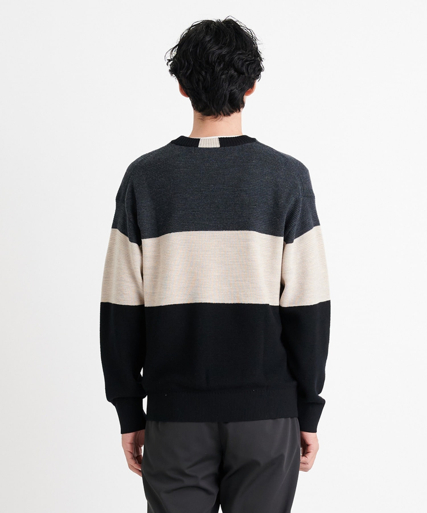 Multi Border Knit PO(44 BLACK): THE TOKYO: MEN｜THE TOKYO ONLINE STORE