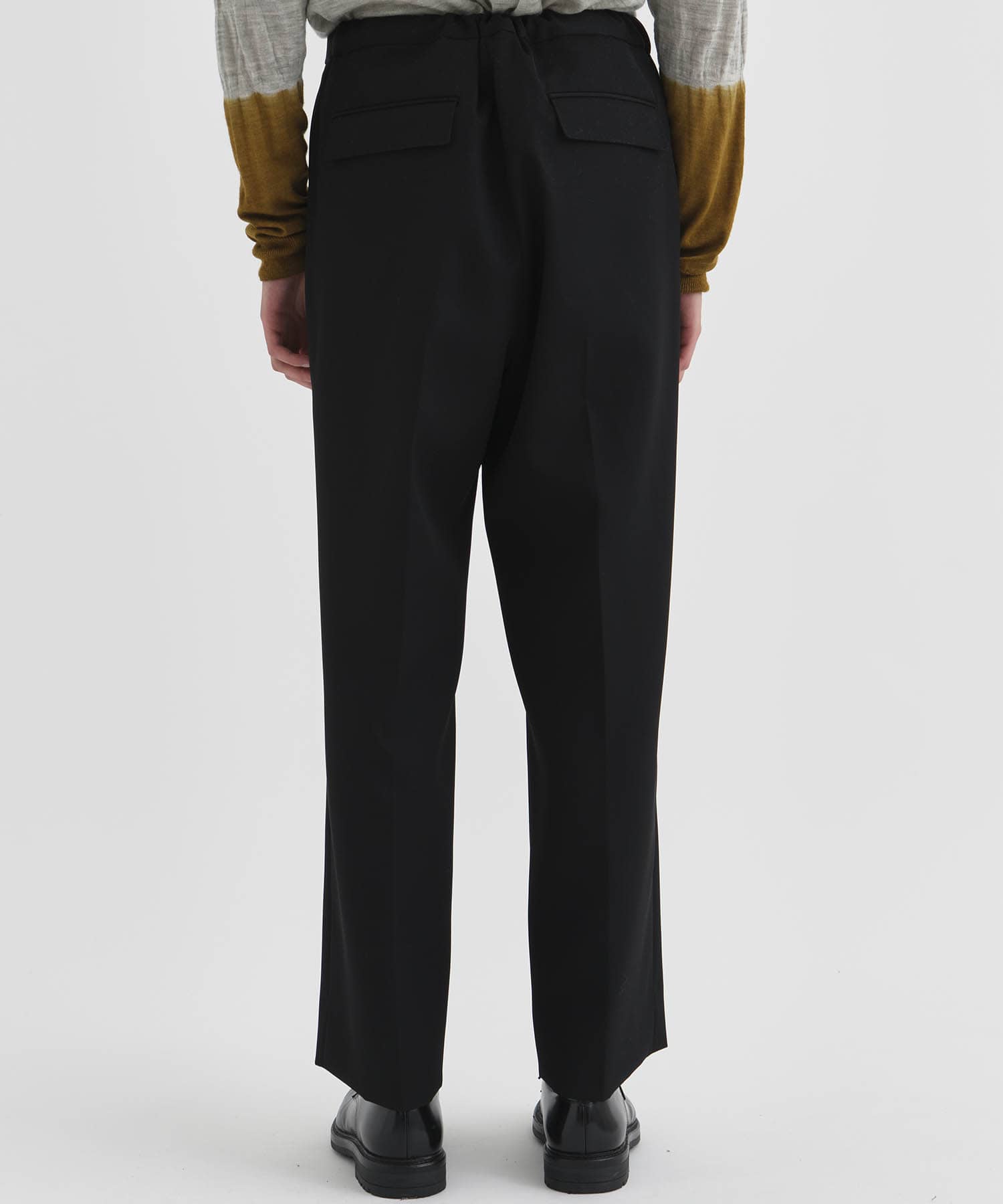 THE EASY SLACKS WIDE(44 BLACK): THE RERACS: MEN｜THE TOKYO ONLINE