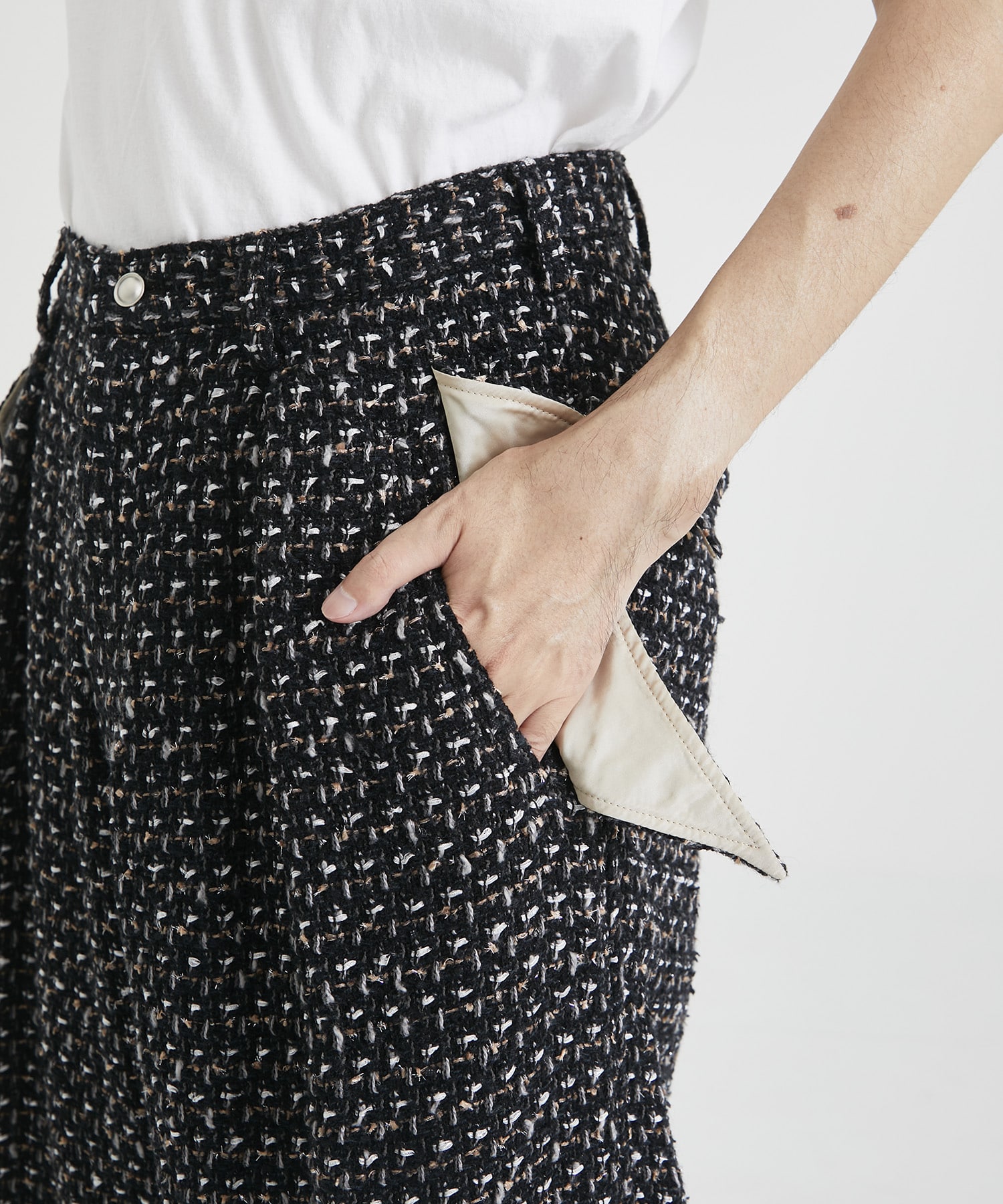 FANCY TWEED WIDE PANTS ｜ sulvam