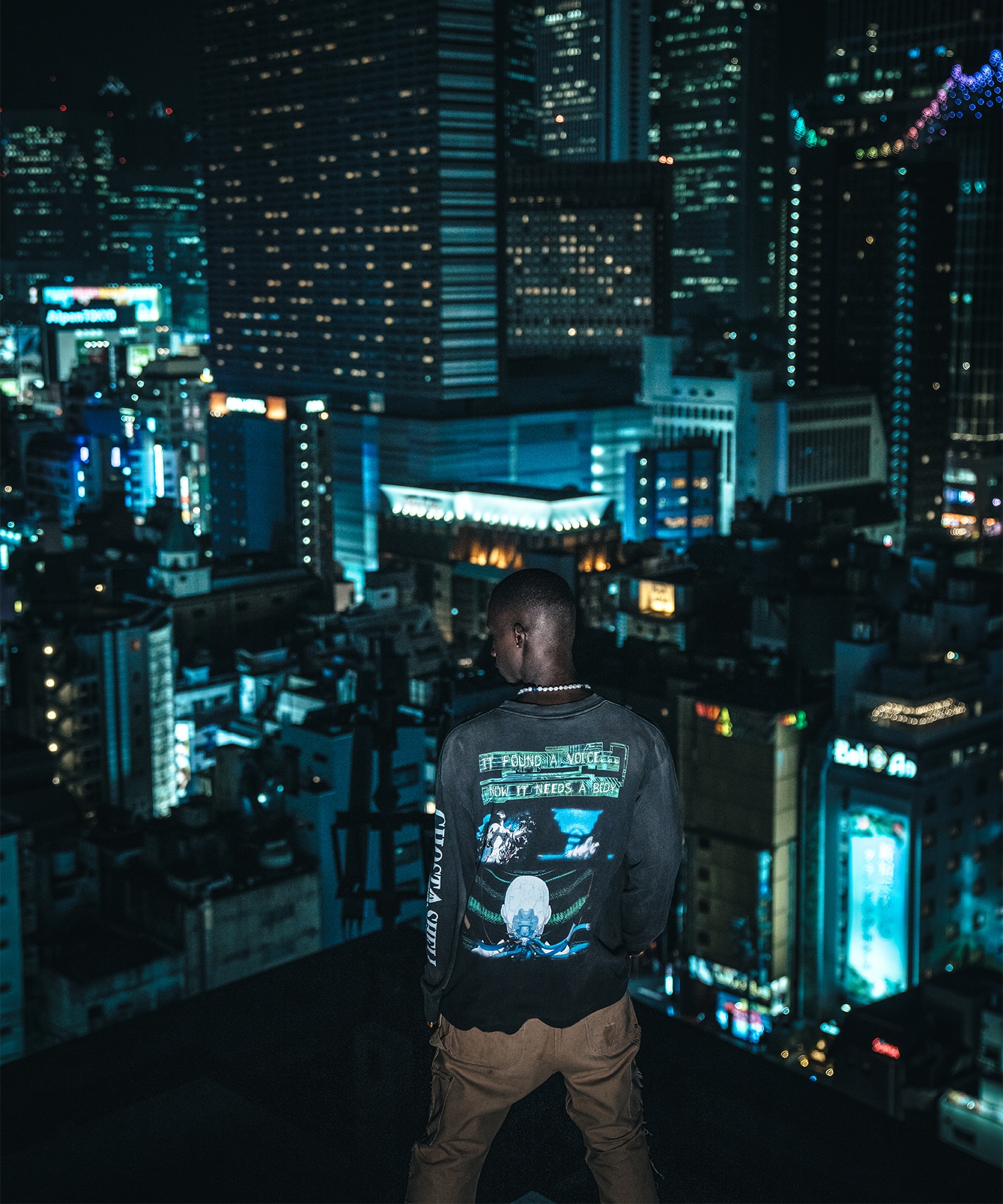 SM-YS1-0000-C34 GHOST IN THE SHELL L/S TEE SAINT MXXXXXX