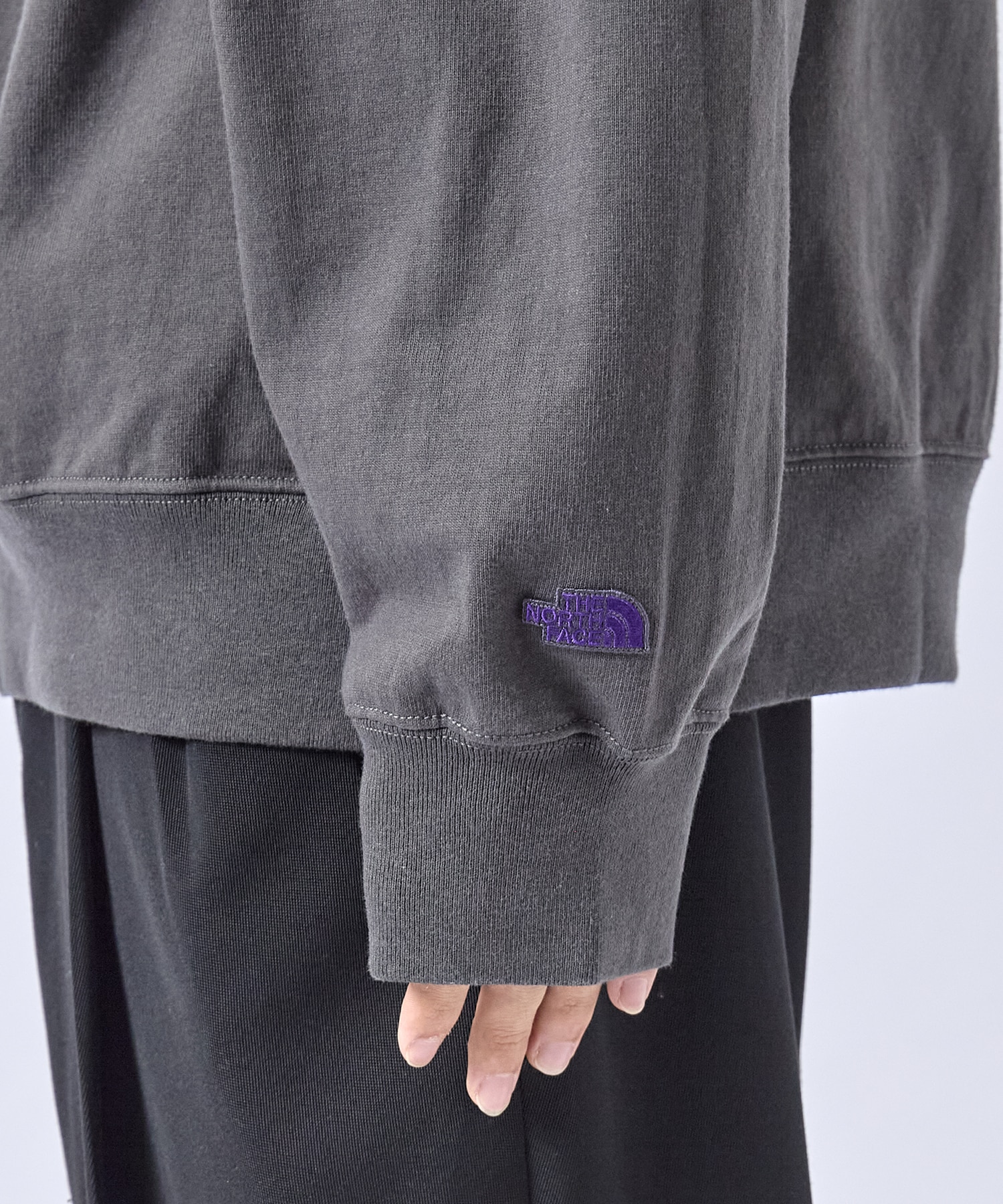 9.5oz Cotton Jersey Field Hooded Parka THE NORTH FACE PURPLE LABEL