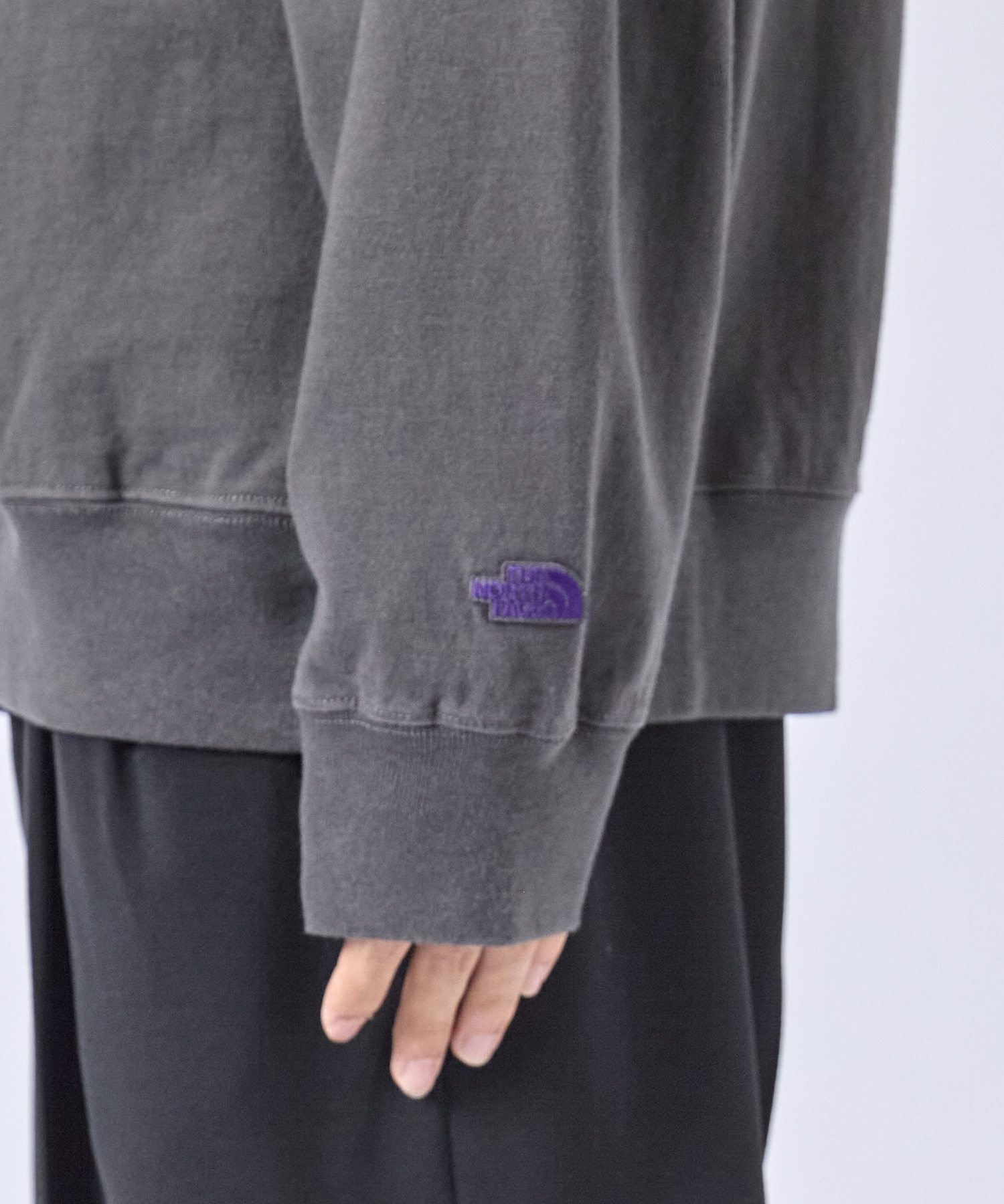 9.5oz Cotton Jersey Field Pullover THE NORTH FACE PURPLE LABEL