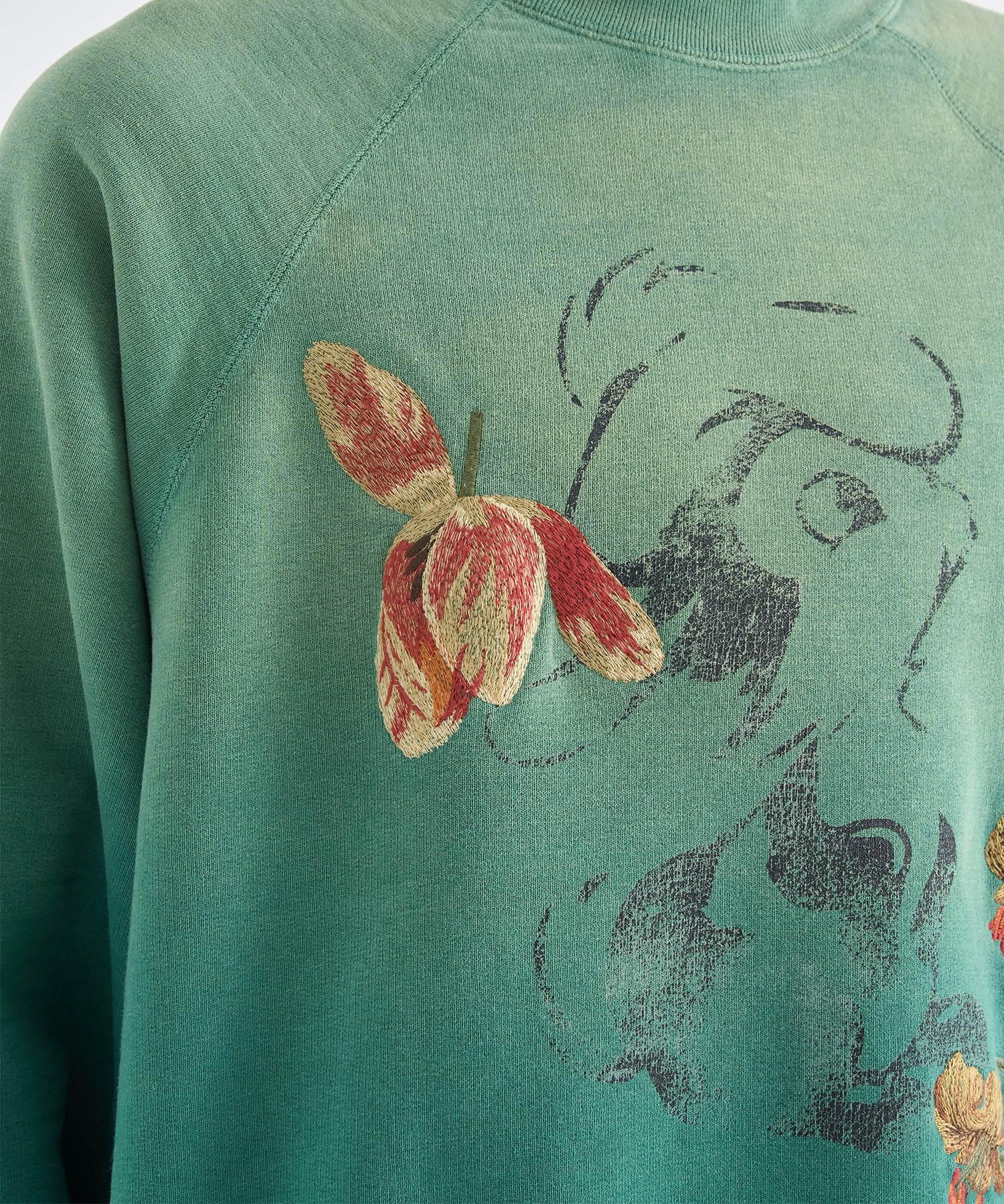 Vintage finished sweatshirt KHOKI