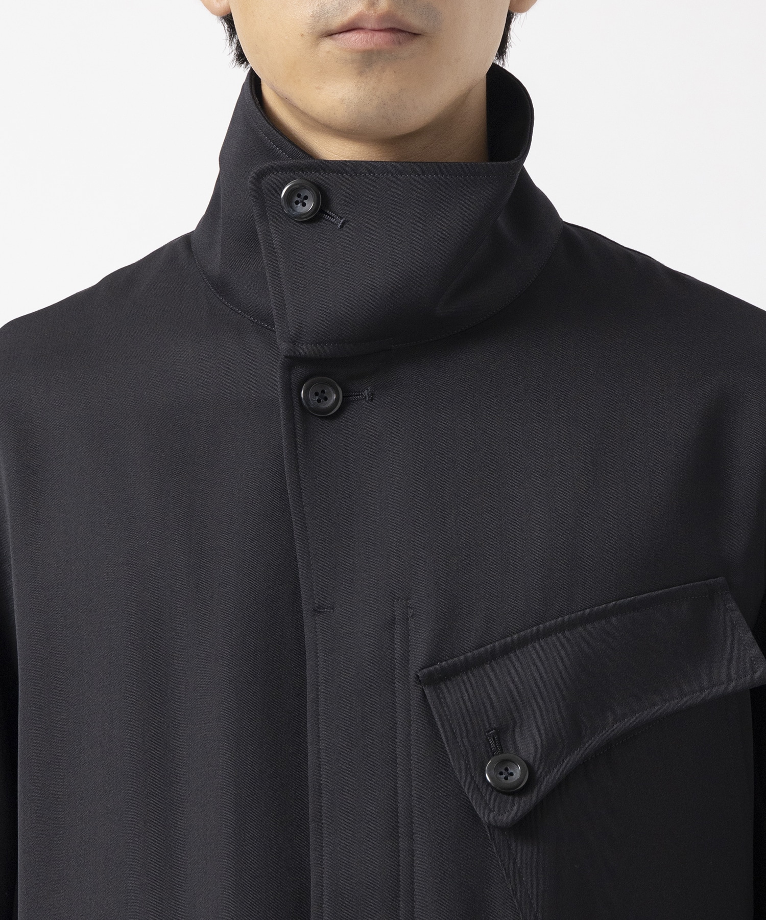 Curve Stand Collar Blouson UJOH HOMME