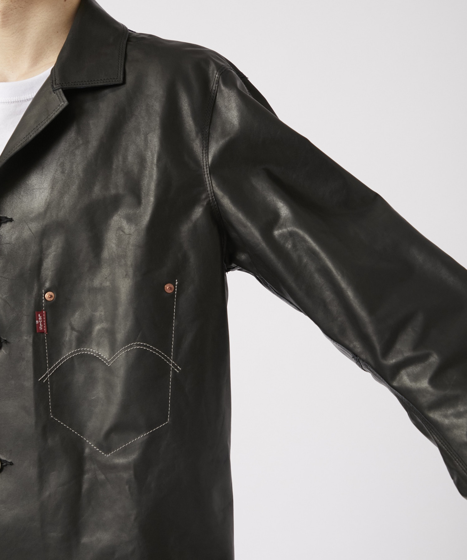 WN-J914-100×Levi`s leather jacket JUNYA WATANABE MAN