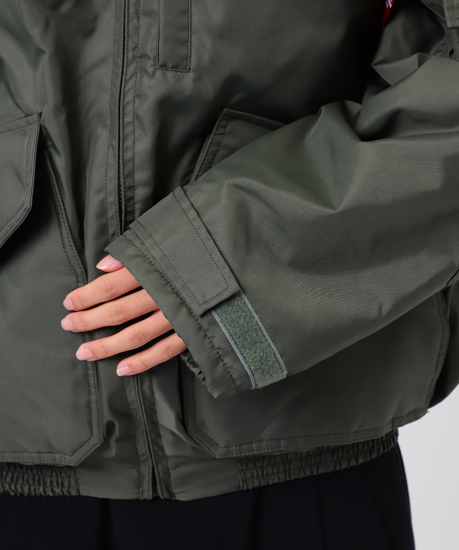 9242-BL07-013 ×ALPHA INDUSTRIES BLOUSON N.HOOLYWOOD