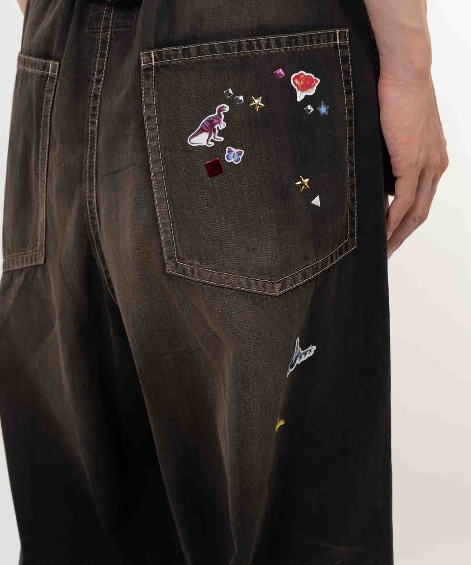 BAKER JEANS w STICKER Maison MIHARA YASUHIRO