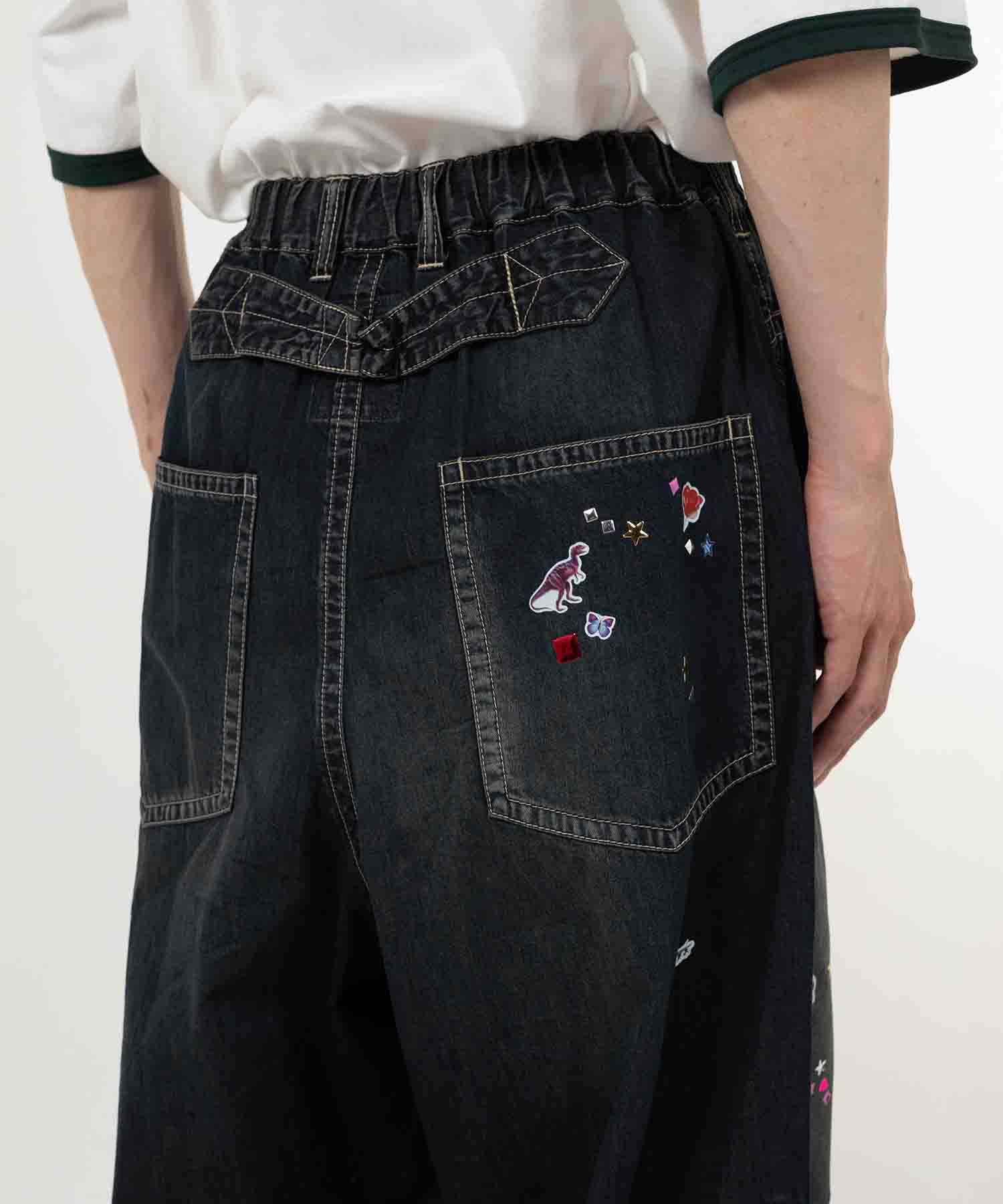 BAKER JEANS w STICKER Maison MIHARA YASUHIRO