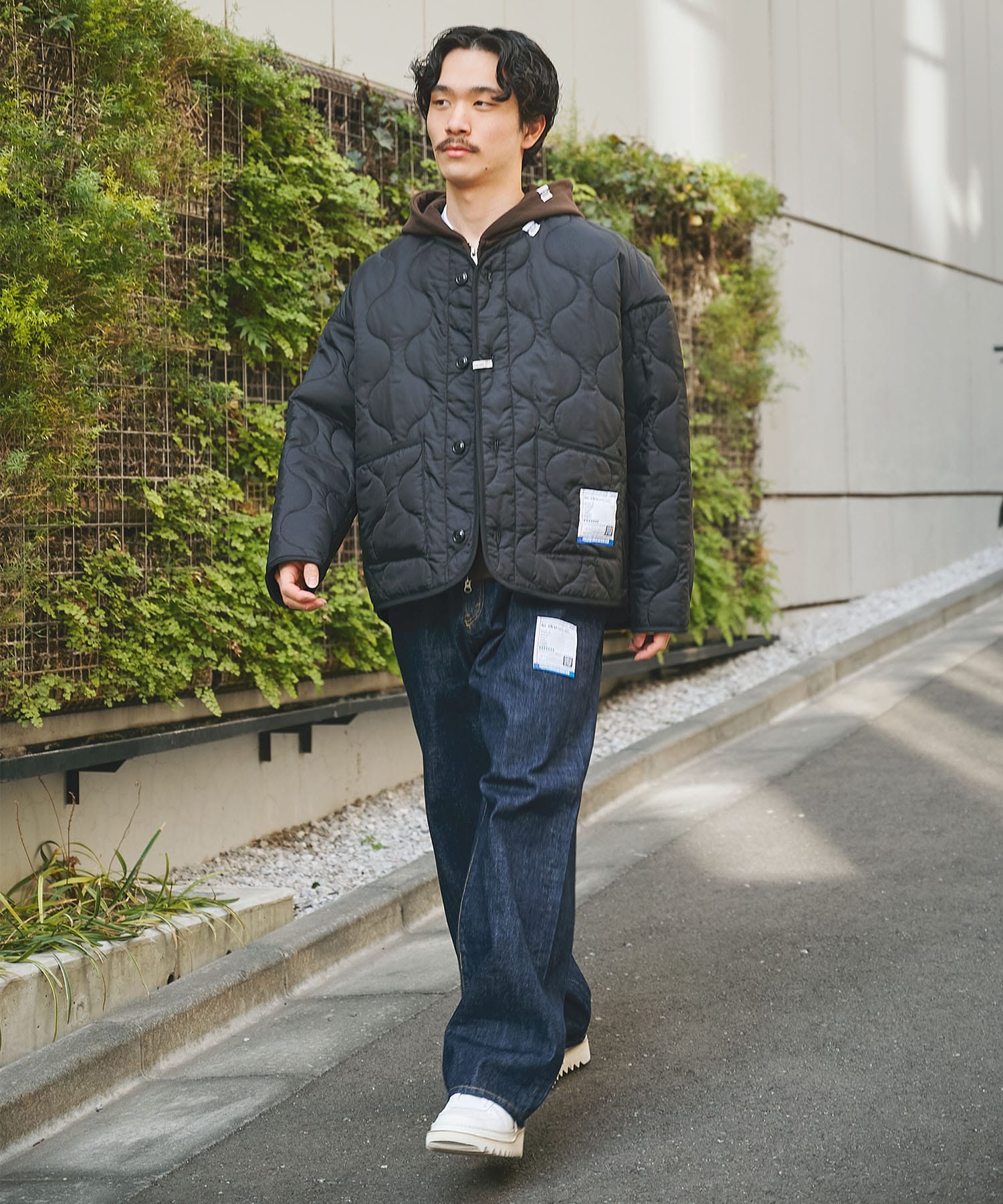 ONE WASHED SELVAGE DENIM STRAIGHT PANTS Maison MIHARA YASUHIRO