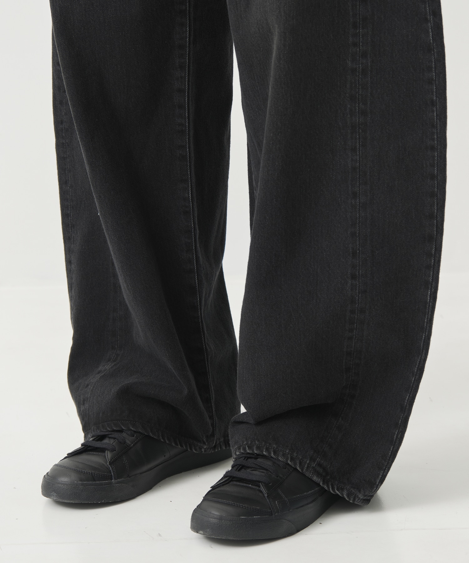 【シュタイン】DEFORMATION WIDE DENIM JEANS ssstein