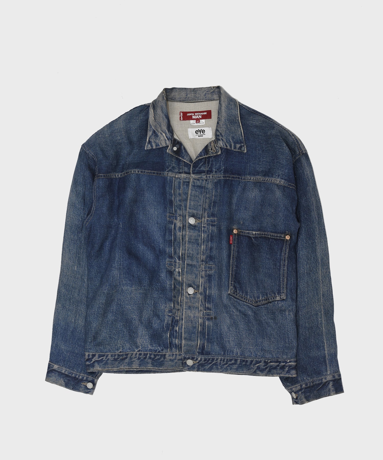 麻オックス 転写プリント Levis Wネーム BerBerJin 1st Jacket eYe JUNYA WATANABE MAN