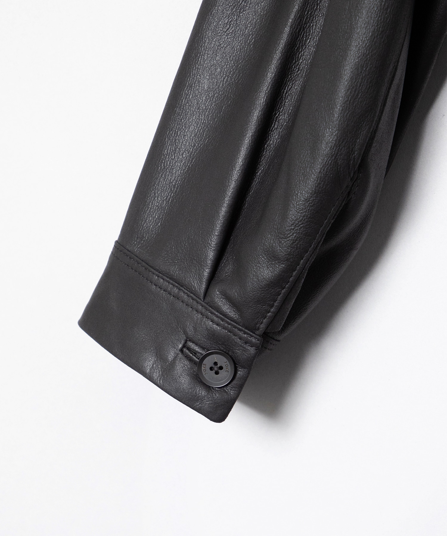 LEATHER SHIRT JACKET YOKE